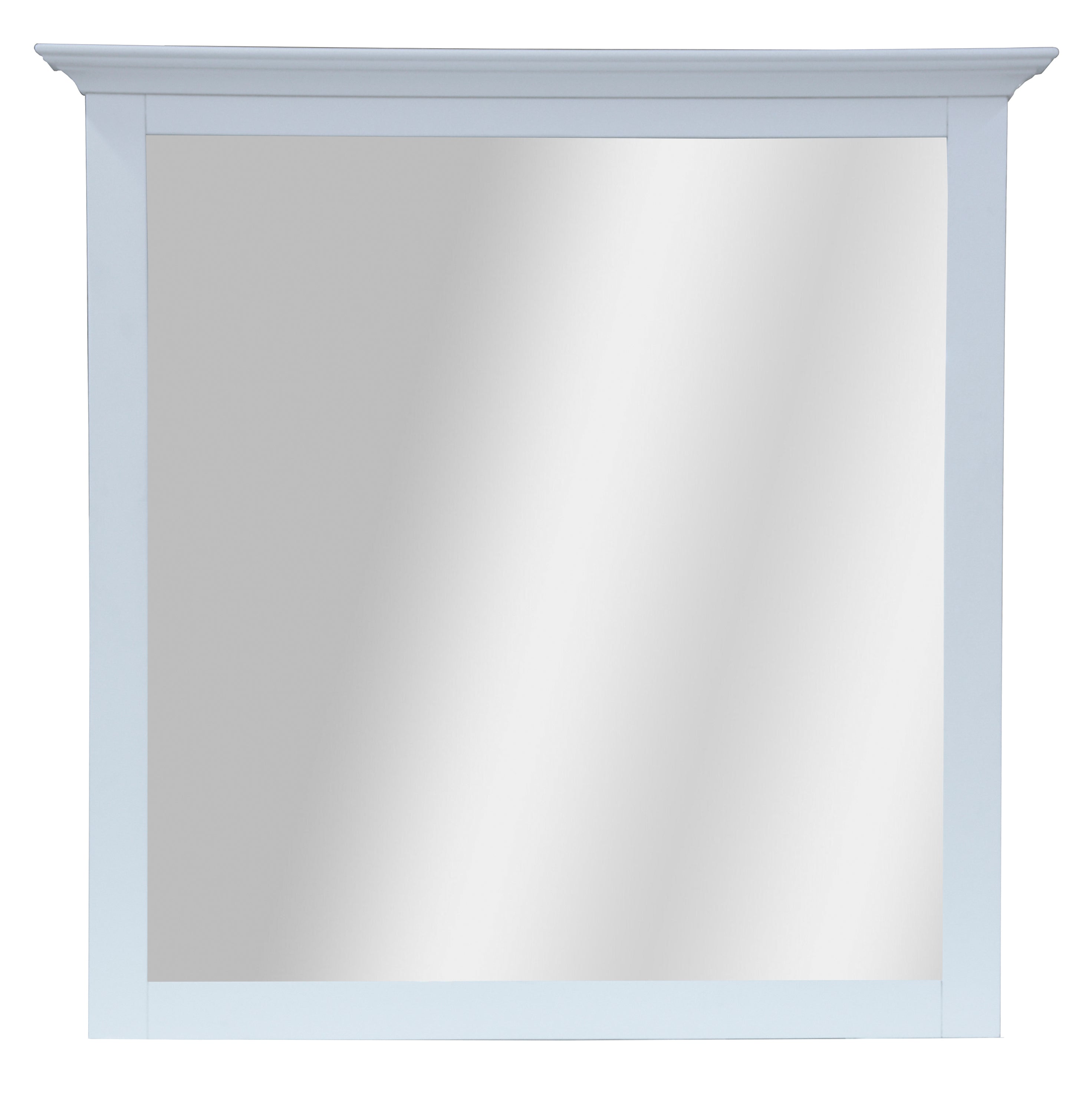 Beechworth Dresser Mirror Vanity Dressing Table Pine Wood Frame Hampton - White Secondary image