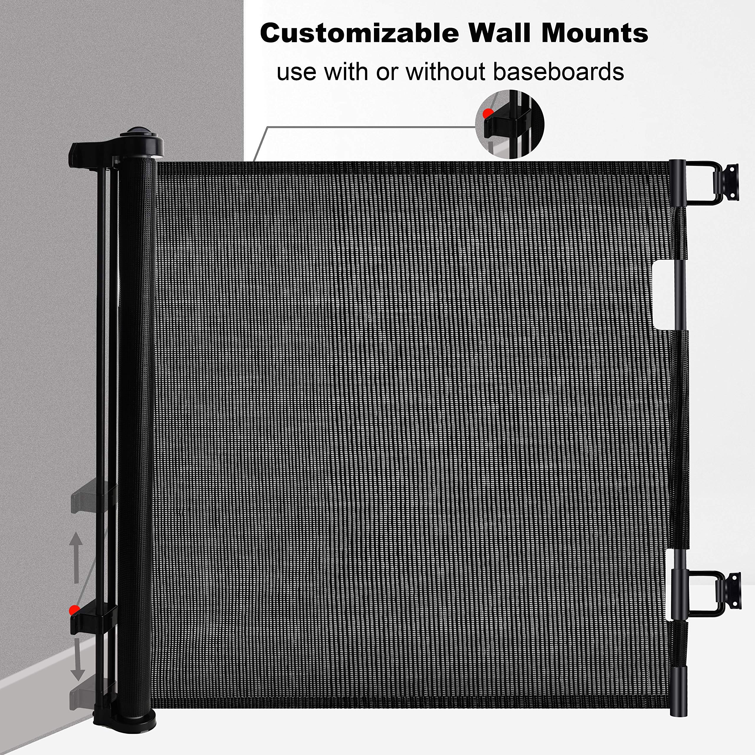 Retractable 3M Doorways Hallways Stairs Baby Gate Dog Pet Gate Indoor Outdoor Safety Gates Secondary image