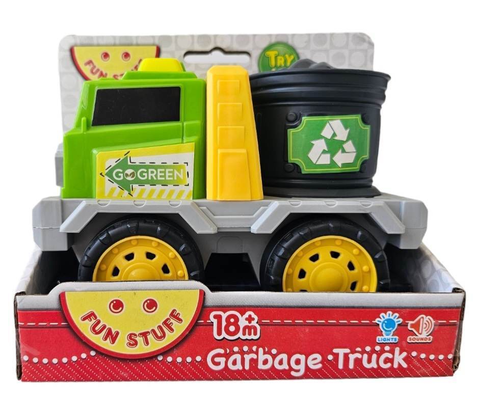 Toy Garbage Truck with Sound and Lights 18m+ Main image