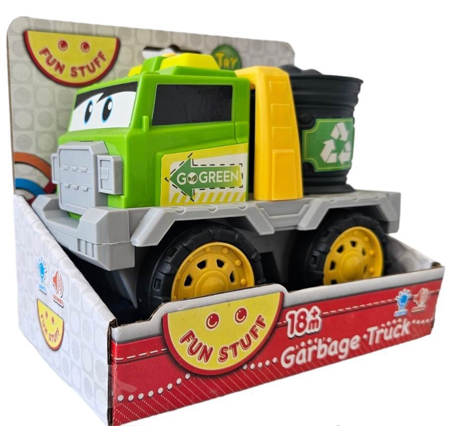 Toy Garbage Truck with Sound and Lights 18m+ Secondary image