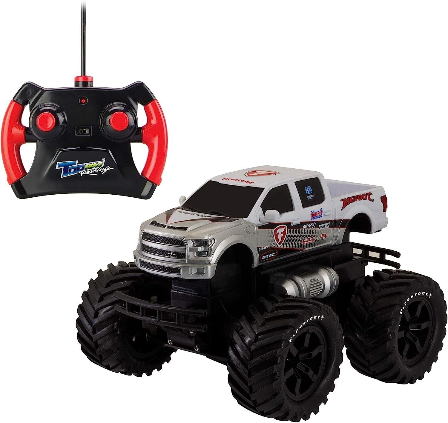 Kidz Tech Top Maz Racing Shelby F-150 Big Foot Remote Control Car 1:26 Scale Main image