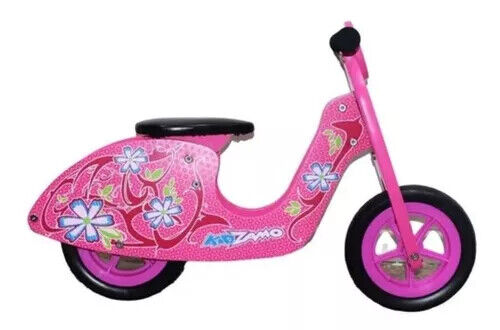 Kidzamo Maria Pink Wooden Balance Scooter 12" for Kids Secondary image