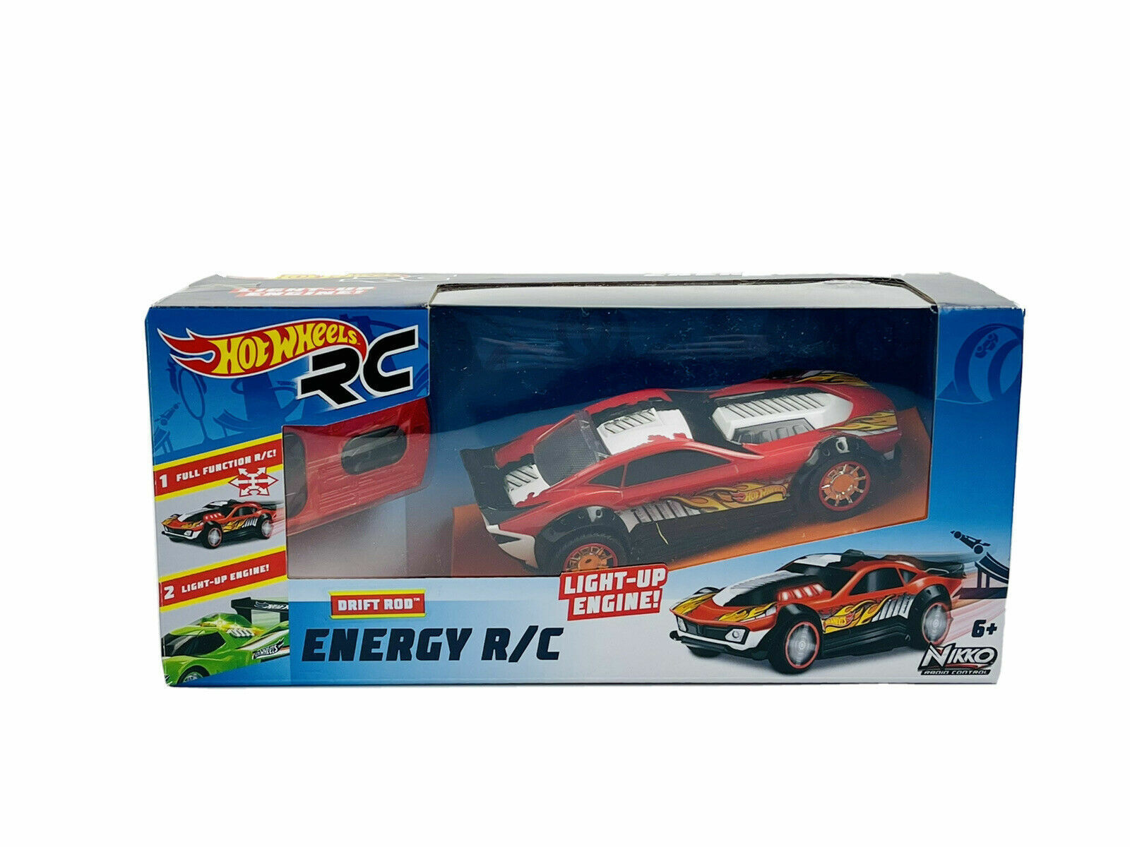 Nikko Hot Wheels Energy R/C Racing Cars Drift Rod 6+ Main image