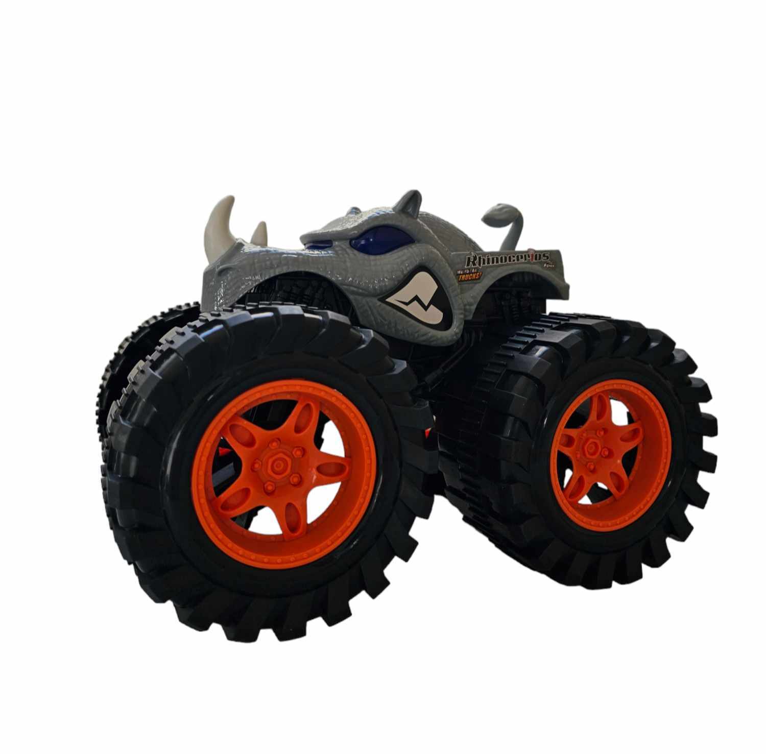 Friction Powered Purple Rhino Monster Truck for Children 1:16 Scale 3+ Secondary image