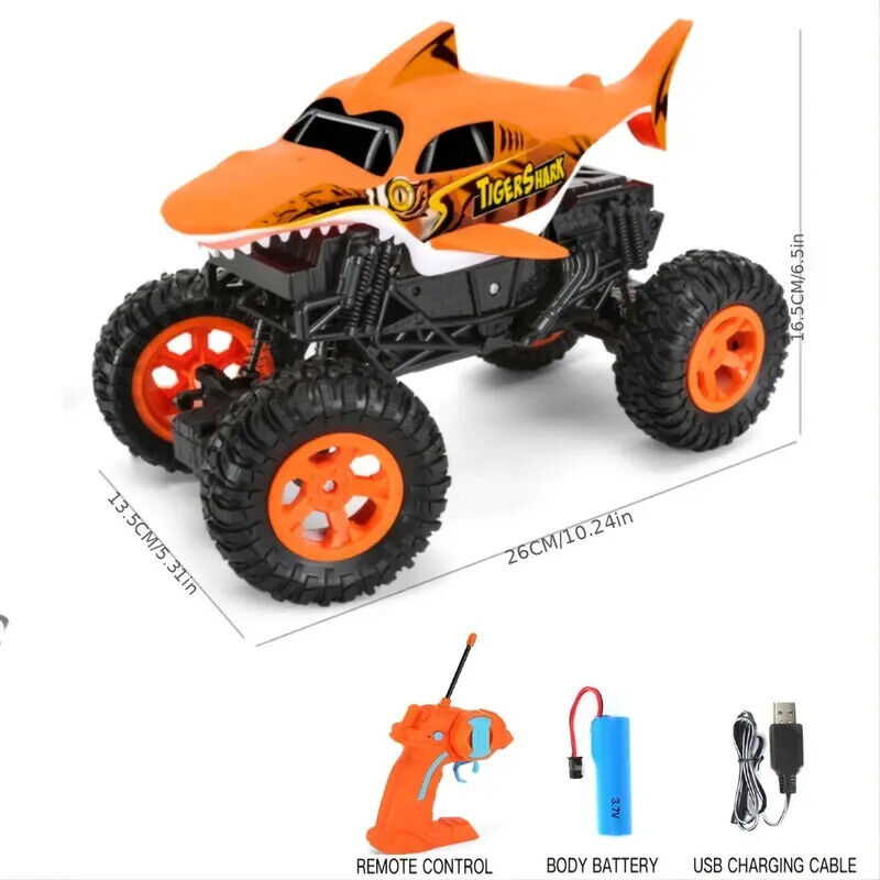 Monster Tiger Shark Truck 1:16 Scale R/C Climbing Off-Road Vehicle 3+ Main image