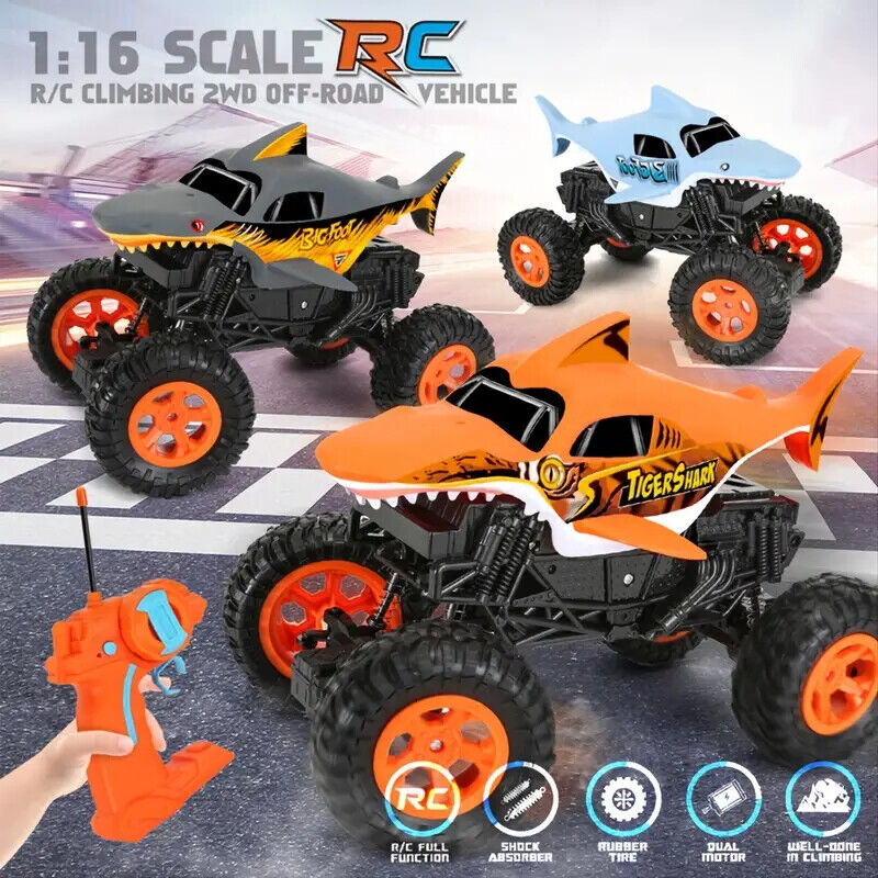 Monster Tiger Shark Truck 1:16 Scale R/C Climbing Off-Road Vehicle 3+ Secondary image