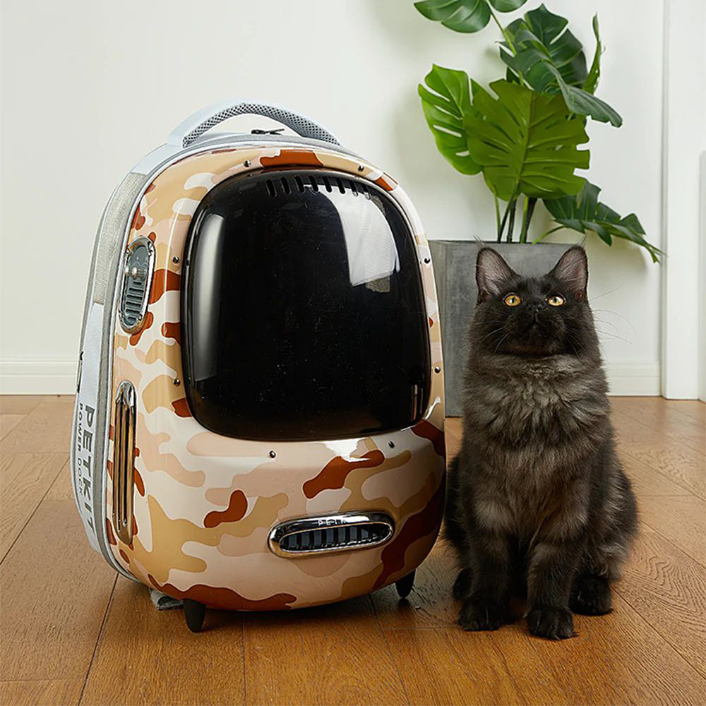 PETKIT Breezy 2 - Smart Cat Backpack - Desert Camon Secondary image