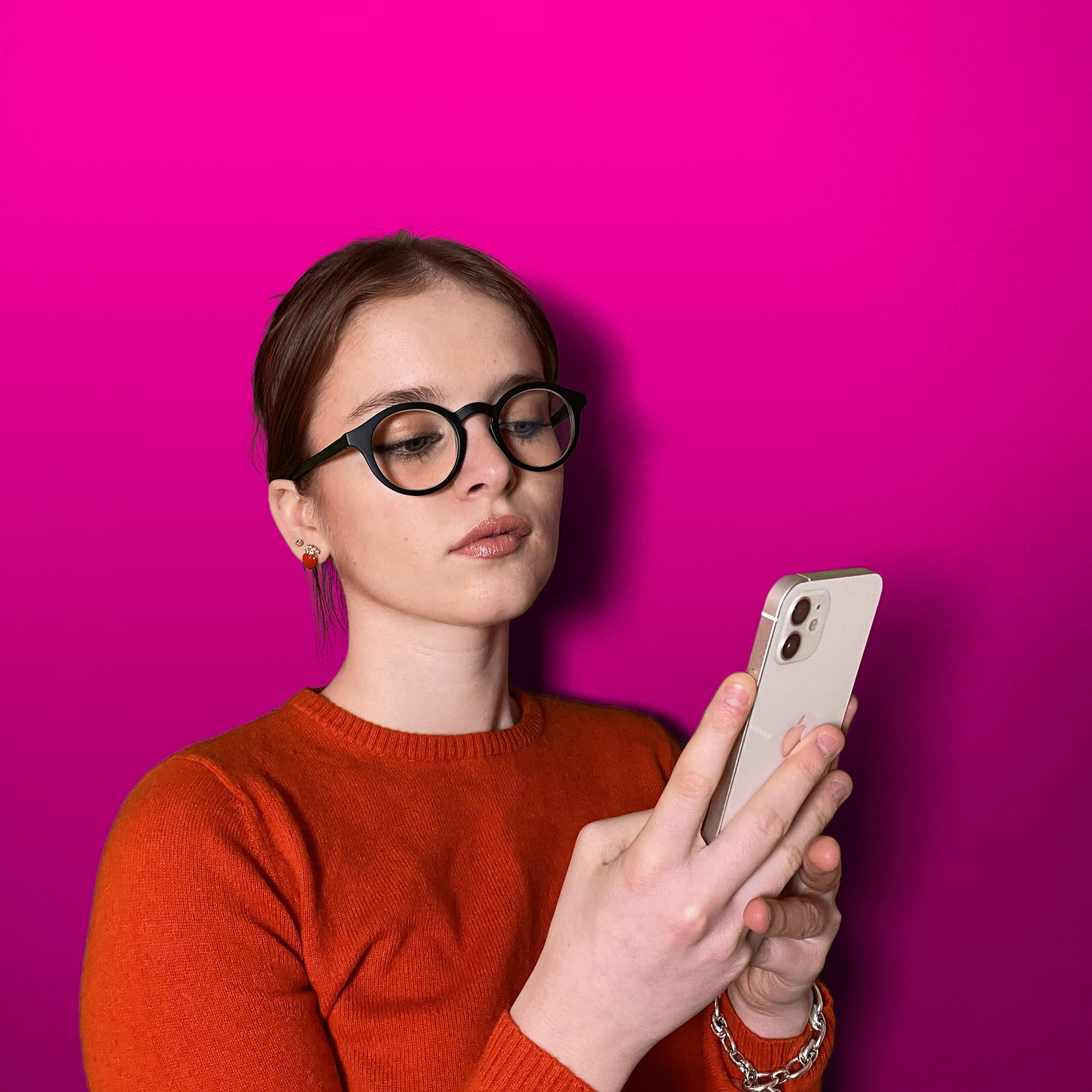 London Mole Graduate Blue Blocker Glasses Matte Black Secondary image