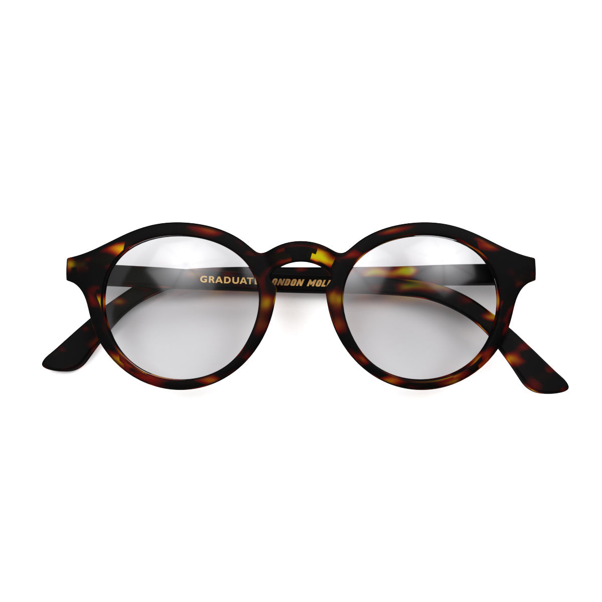 London Mole Graduate Blue Blocker Glasses Matte Tortoise Shell Main image