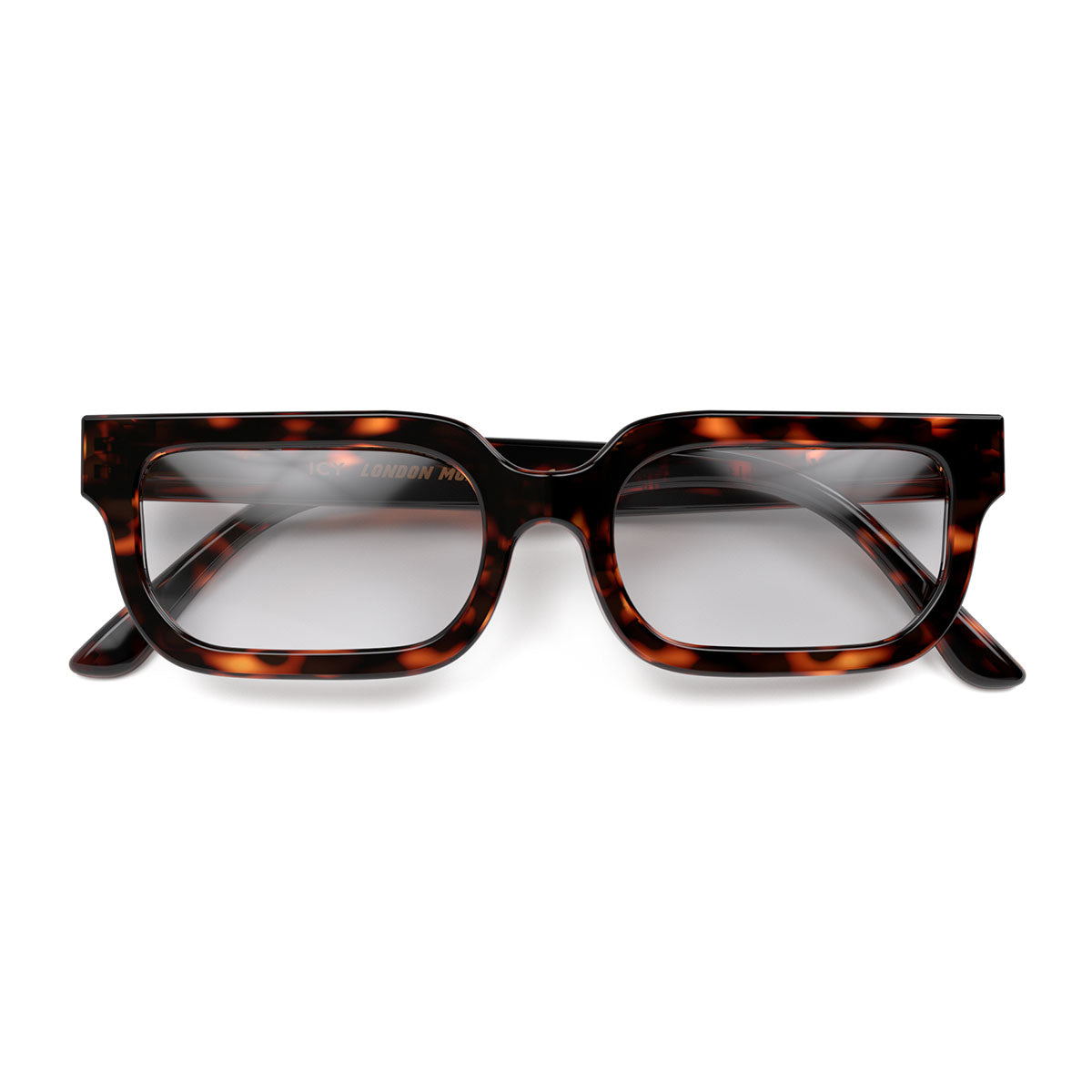 London Mole Icy Blue Blocker Glasses Gloss Tortoise Shell Main image