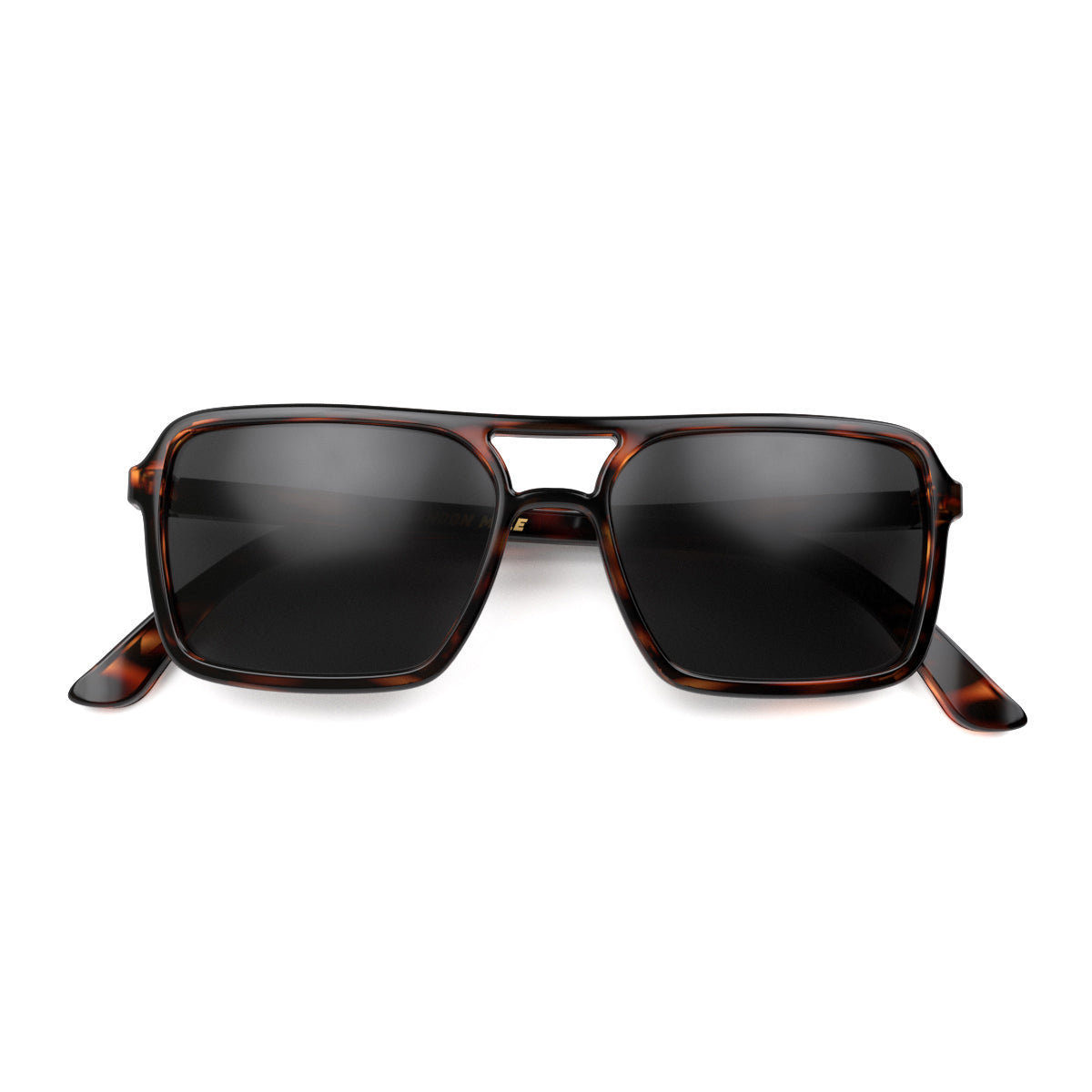 London Mole Spy Sunglasses Gloss Tortoise Shell / Black Secondary image