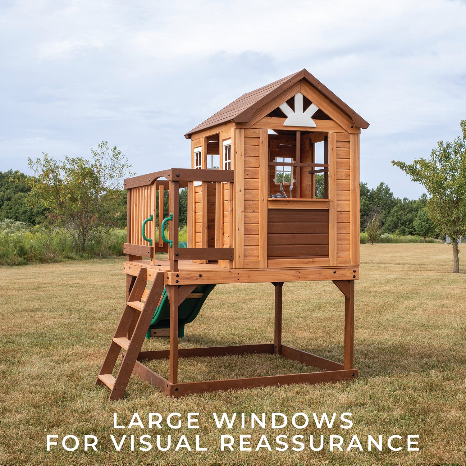 Backyard Discovery Echo Heights Cubby House with Slide Secondary image