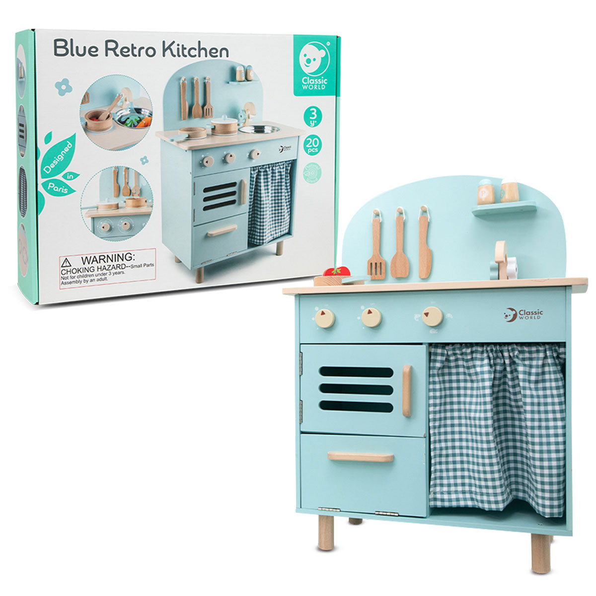 Classic World Blue Retro Kitchen Main image