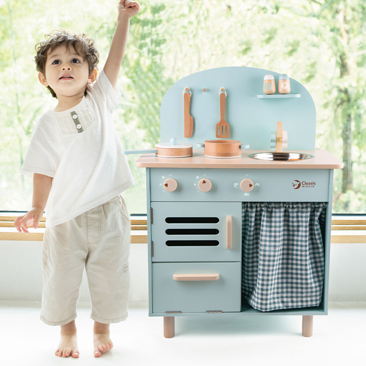 Classic World Blue Retro Kitchen Secondary image