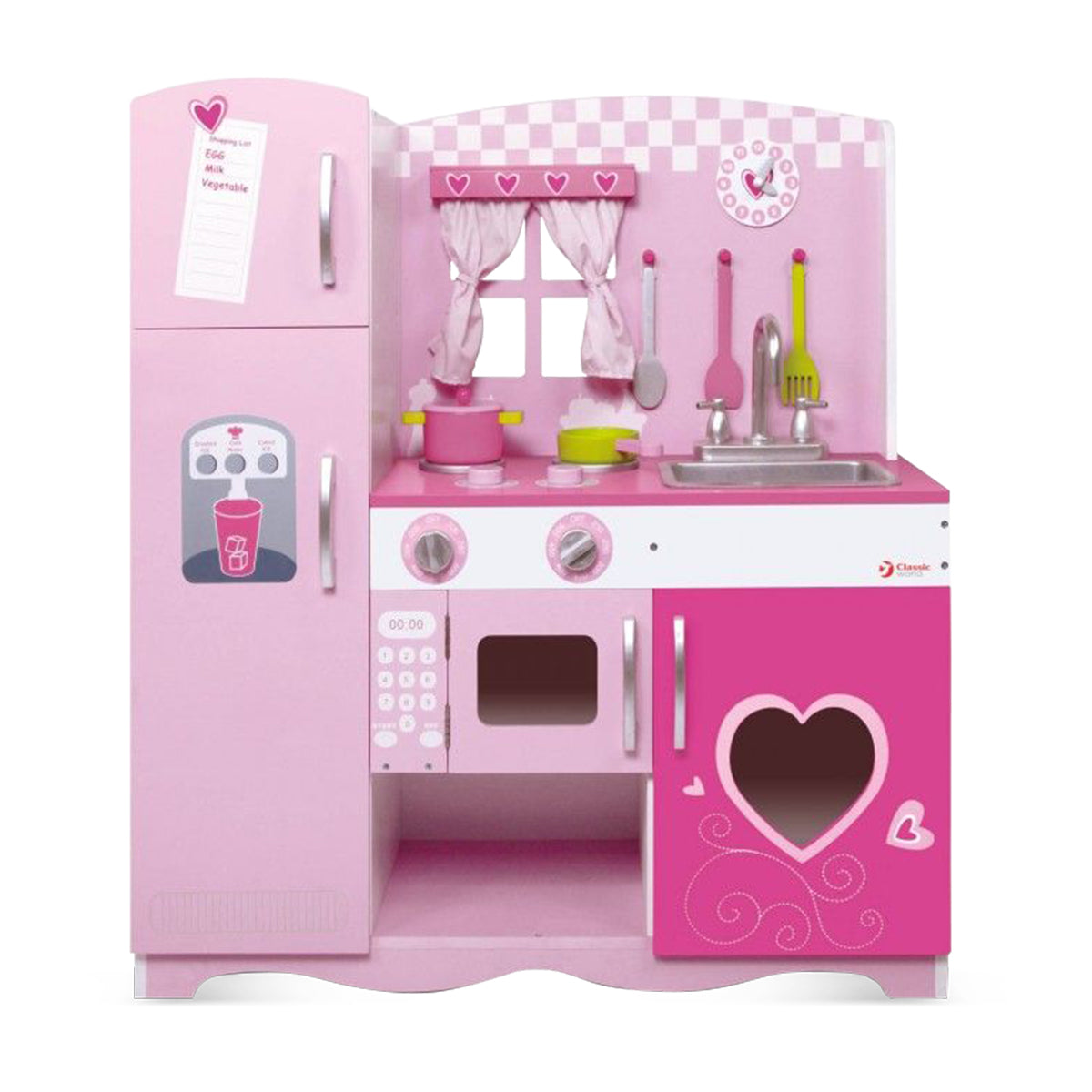 Classic World Pink Kitchen Secondary image
