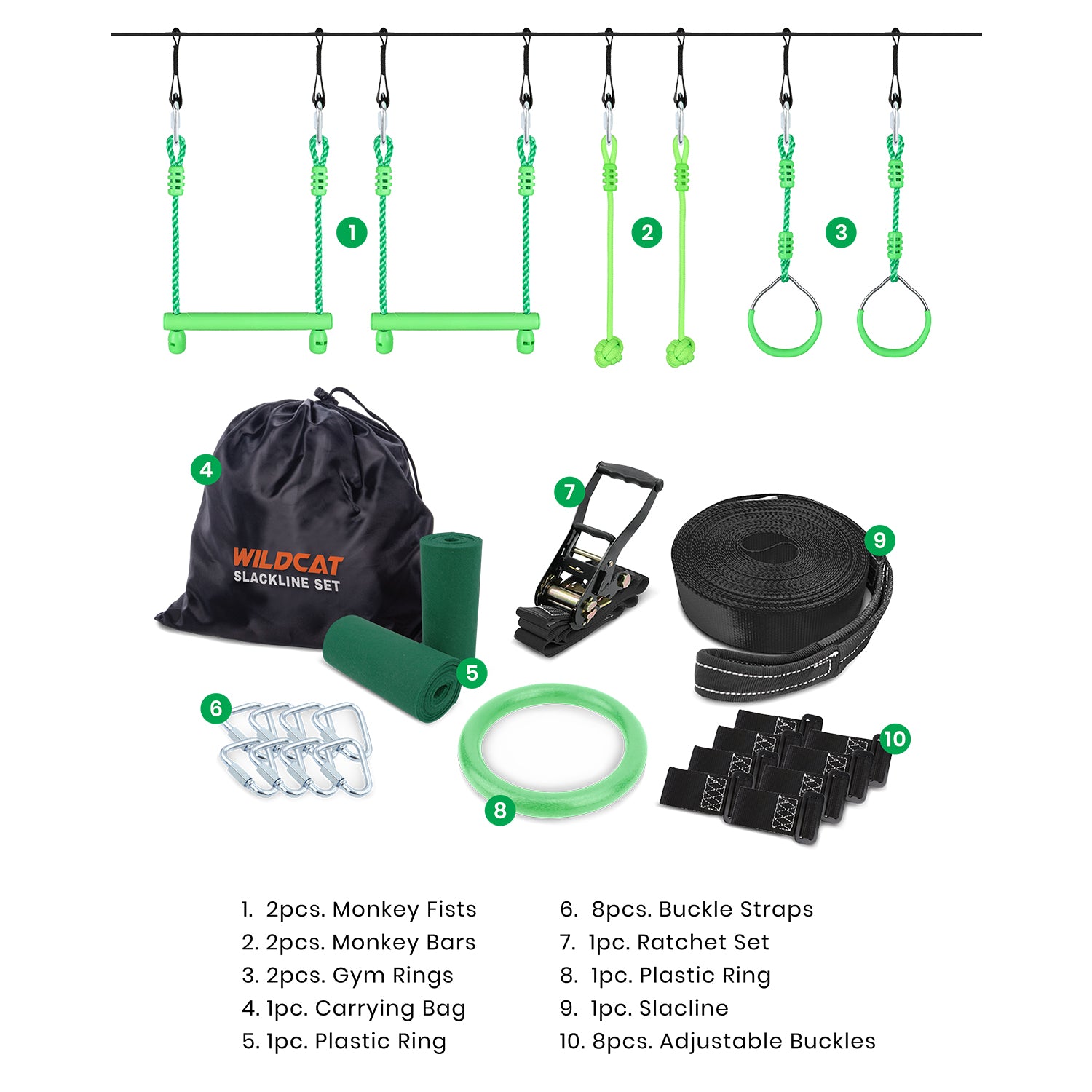 Lifespan Kids Wildcat Slackline Set Secondary image