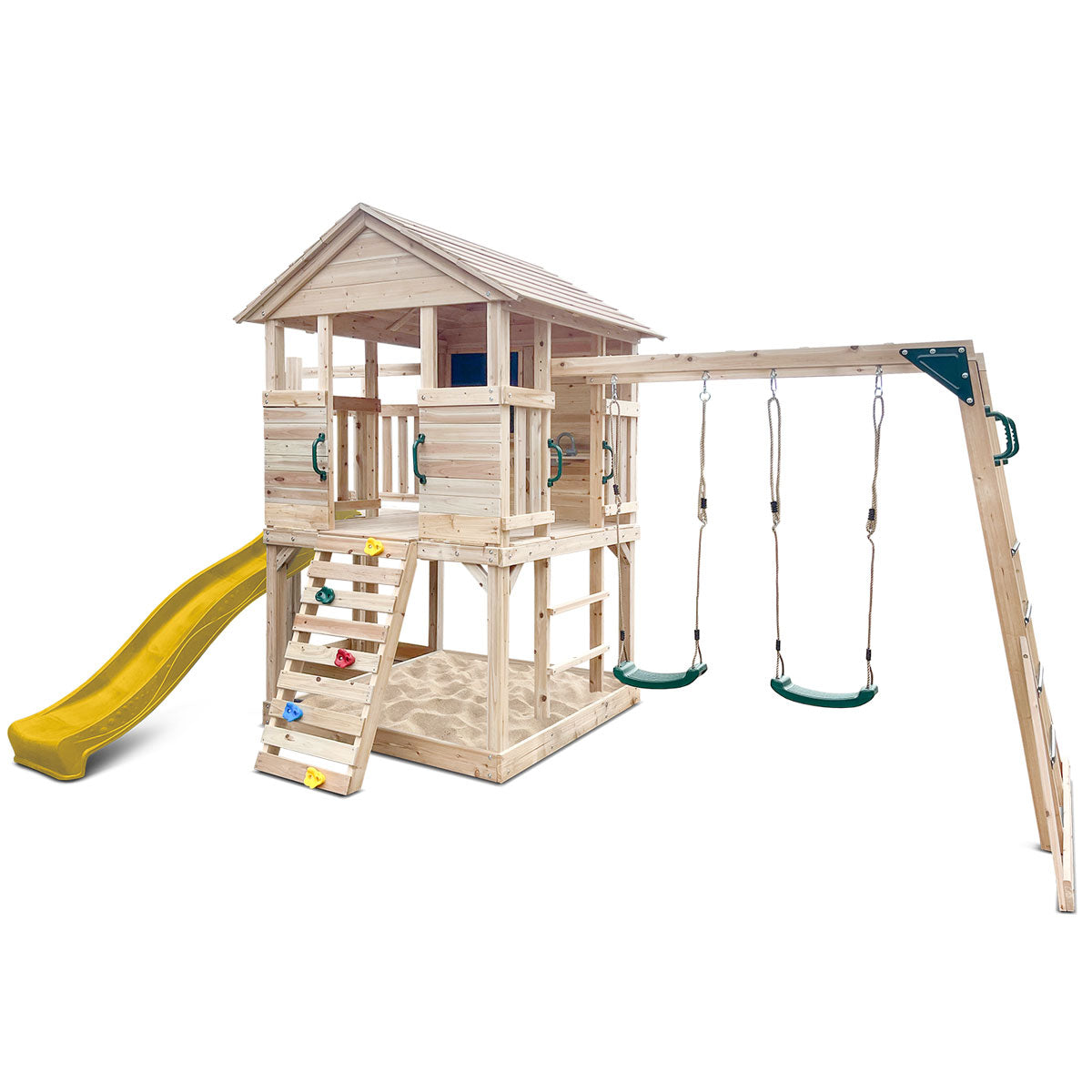 Lifespan Kids Kingston Cubby House with 2.2m Yellow Slide Secondary image