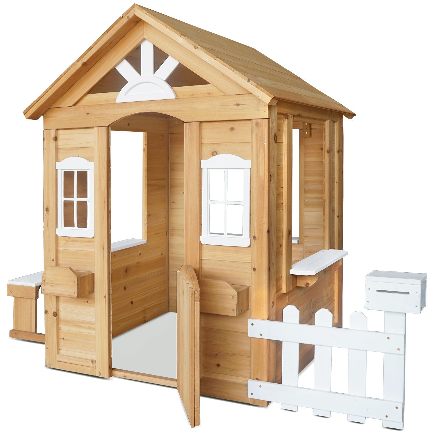 Lifespan Kids Teddy V2 Cubby House Natural Secondary image
