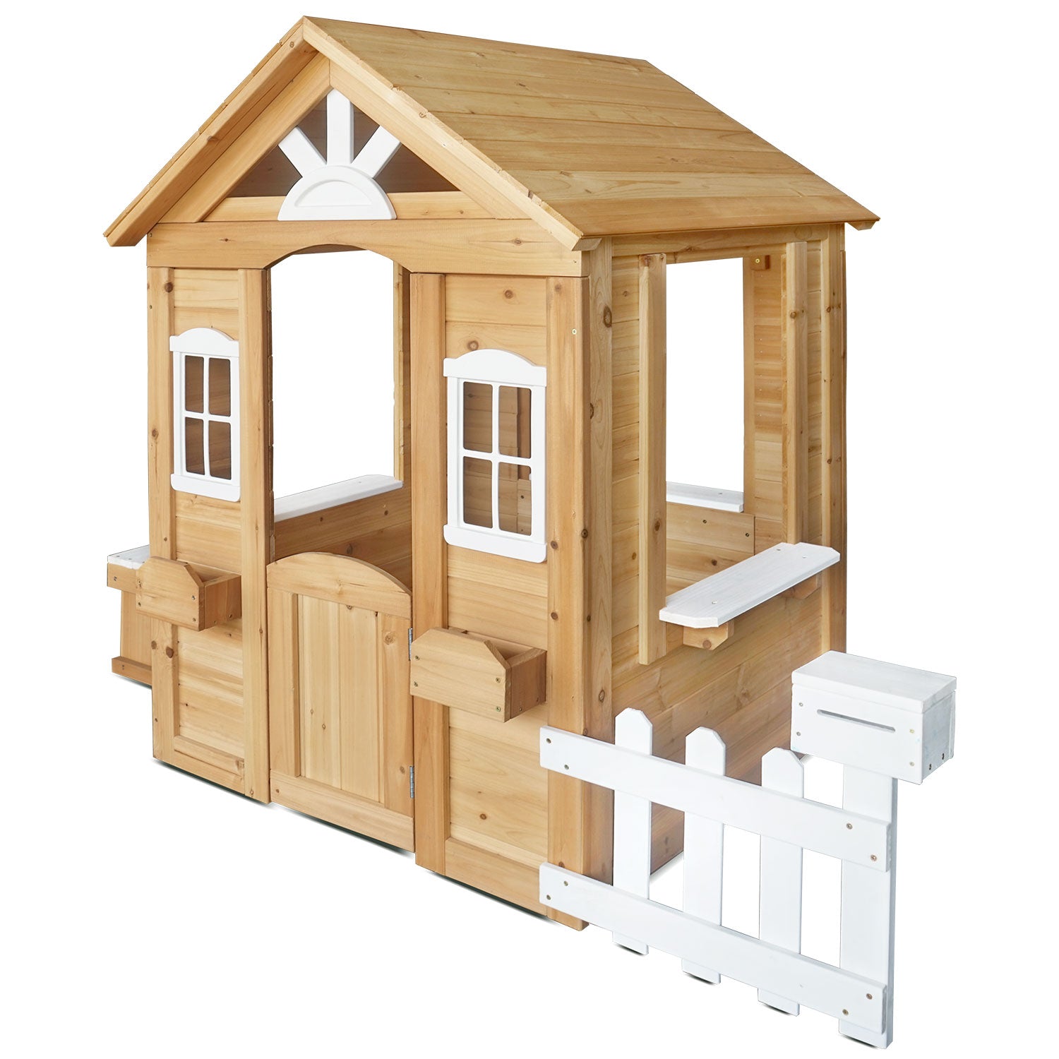 Lifespan Kids Teddy Cubby House in Natural Timber (V2) with Floor Secondary image