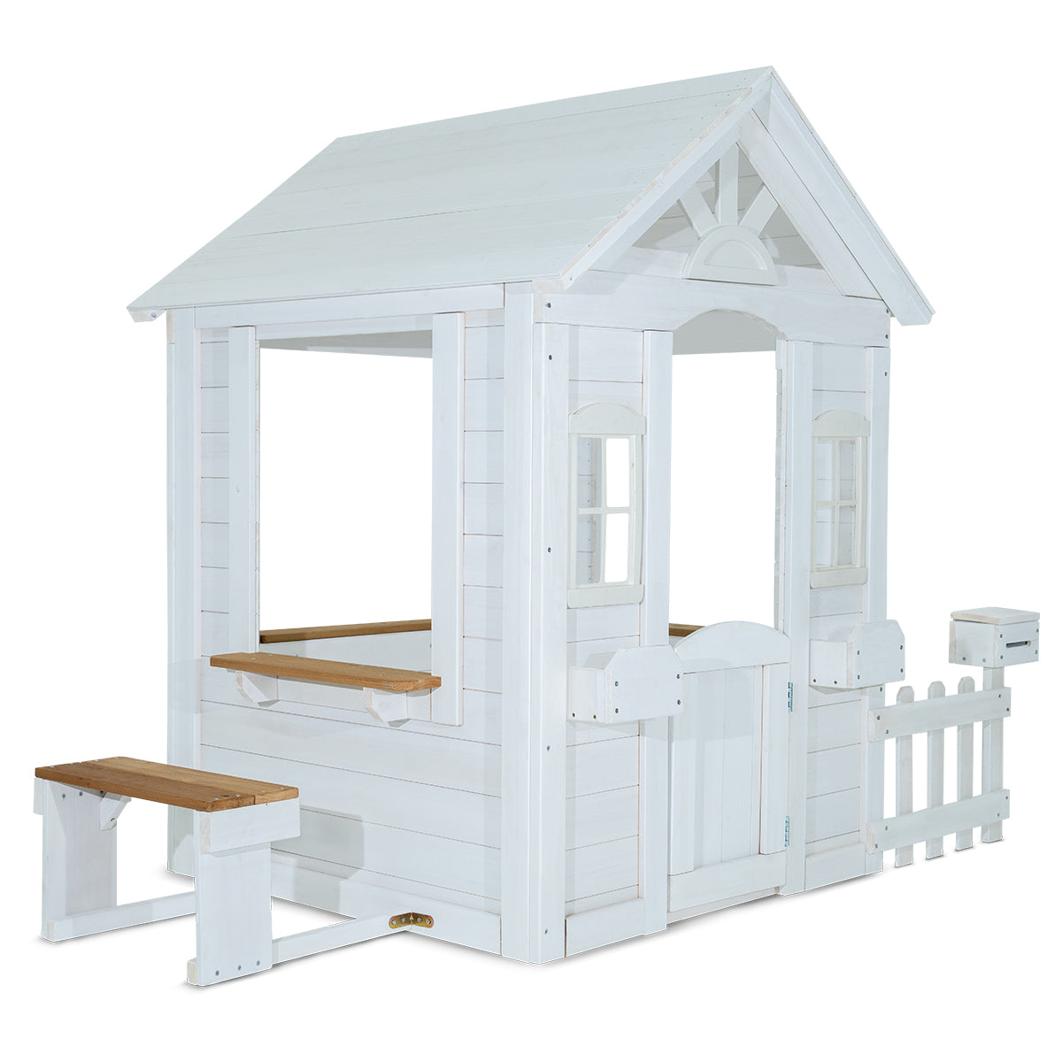 Lifespan Kids Teddy Cubby House in White (V2) with Floor Main image