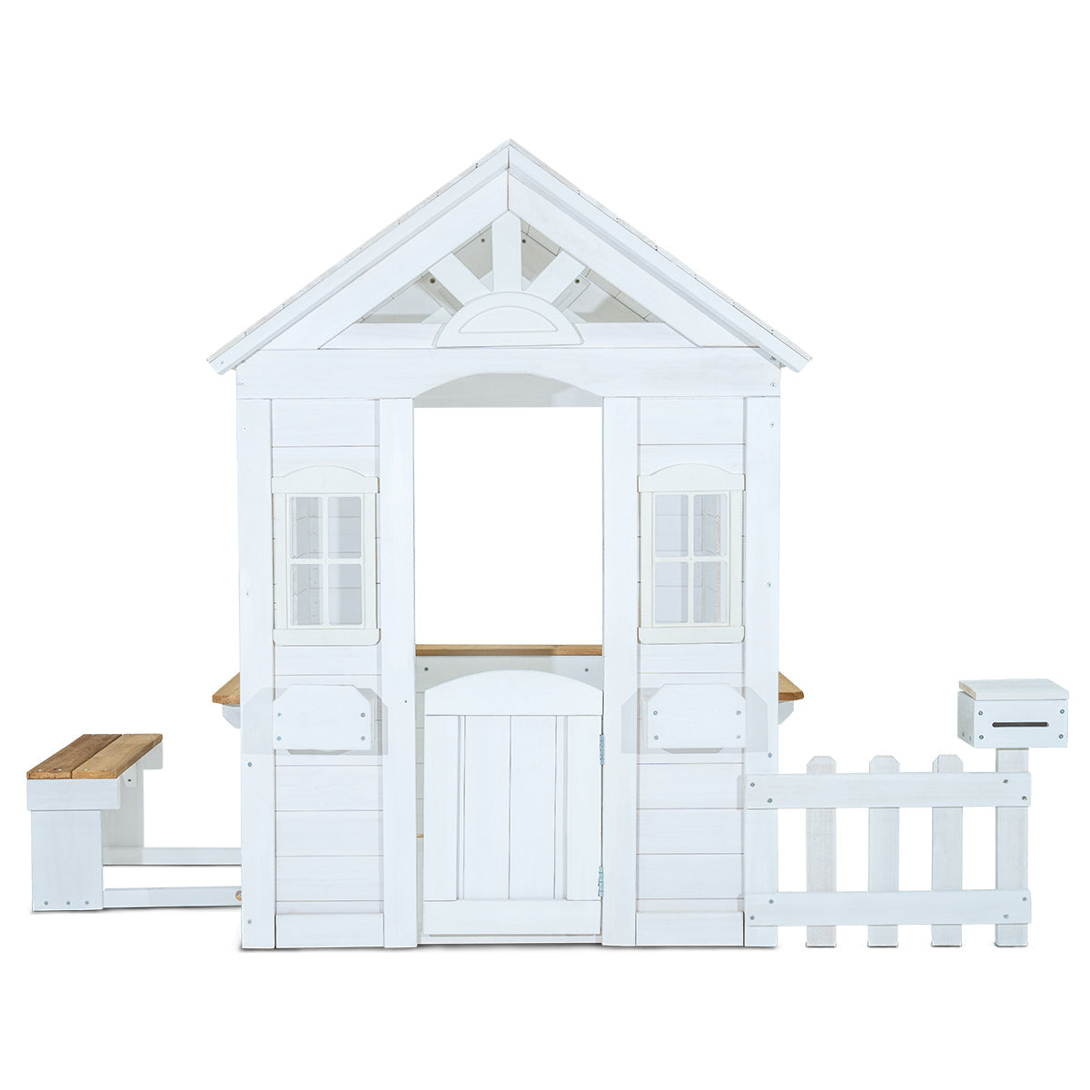 Lifespan Kids Teddy Cubby House in White (V2) with Floor Secondary image