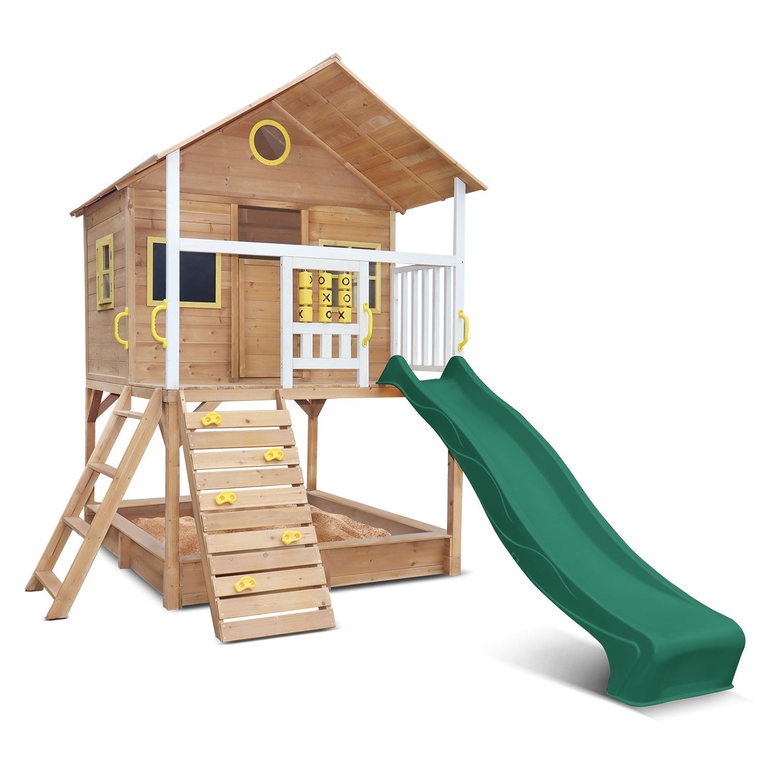 Lifespan Kids Warrigal Cubby House - Green Slide Main image