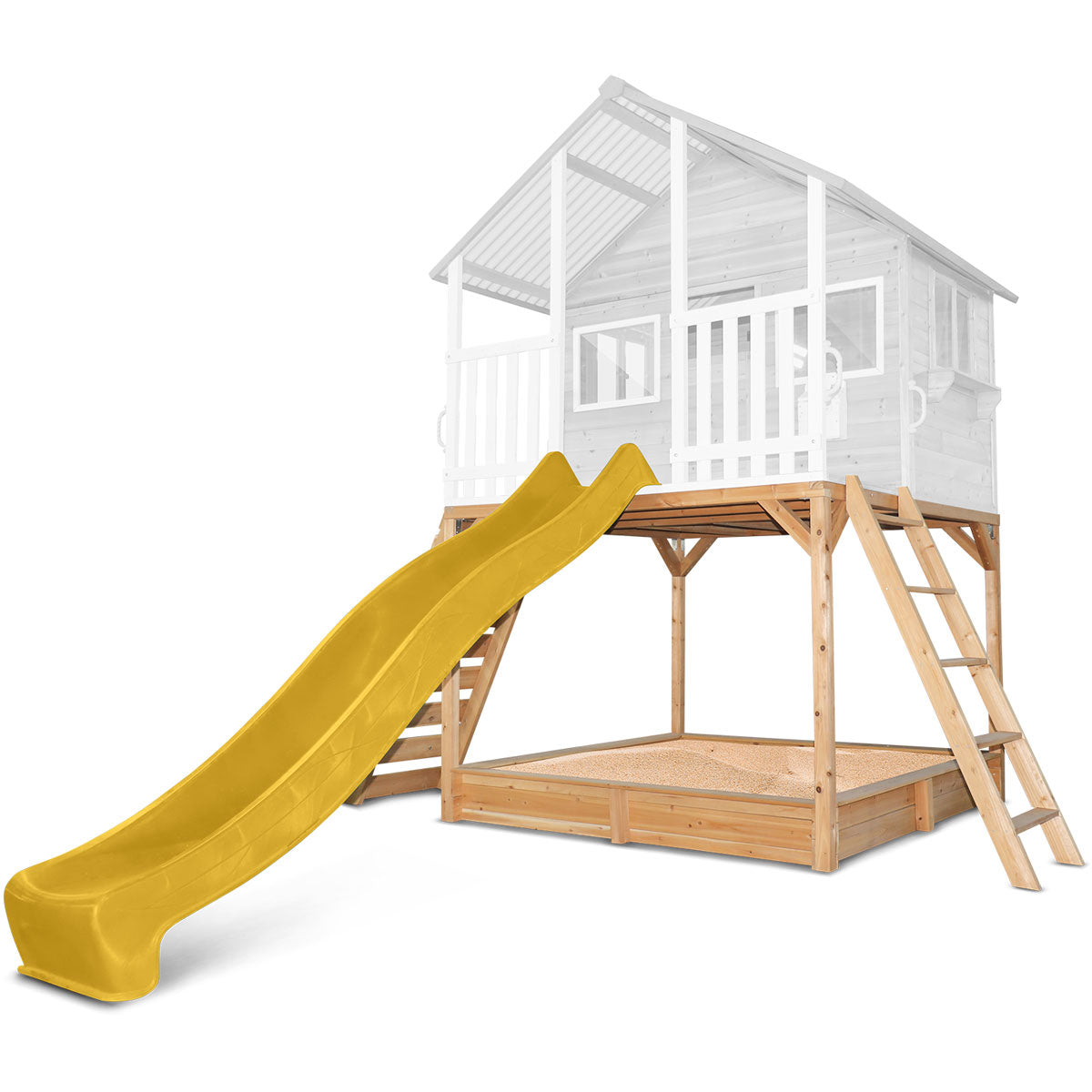 Lifespan Kids Elevation Kit and Yellow Slide to suit Winchester Cubby House Only Secondary image