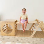 Lifespan Kids Pikler Climbing Frame Package with Slide, Cube and Triangle