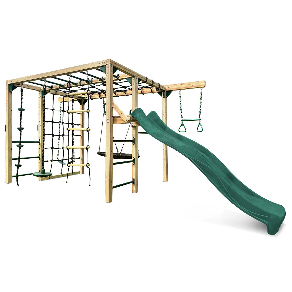 Lifespan Kids Orangutan Climbing Cube Jungle Gym Play Centre + Green Slide Main image