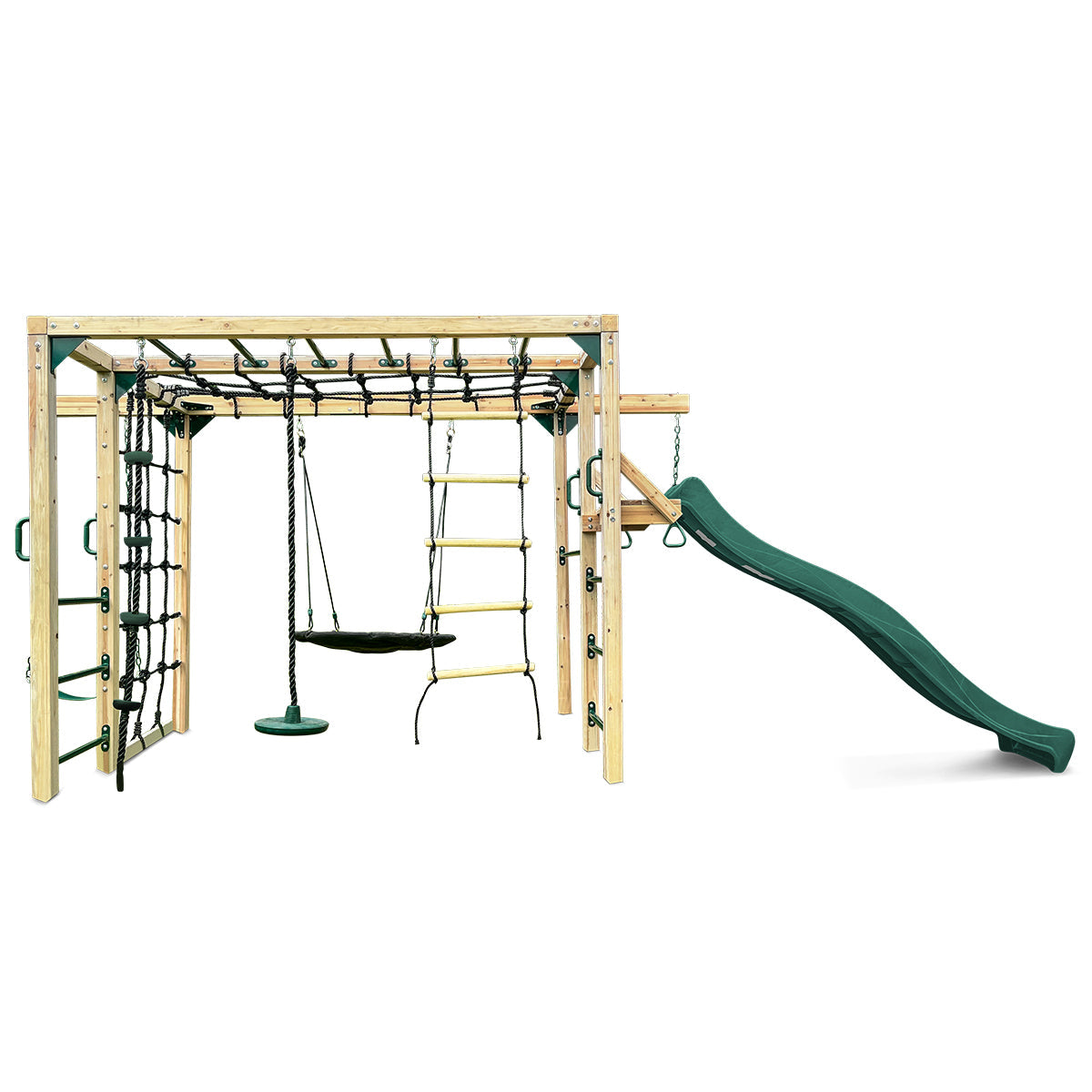 Lifespan Kids Orangutan Climbing Cube Jungle Gym Play Centre + Green Slide Secondary image