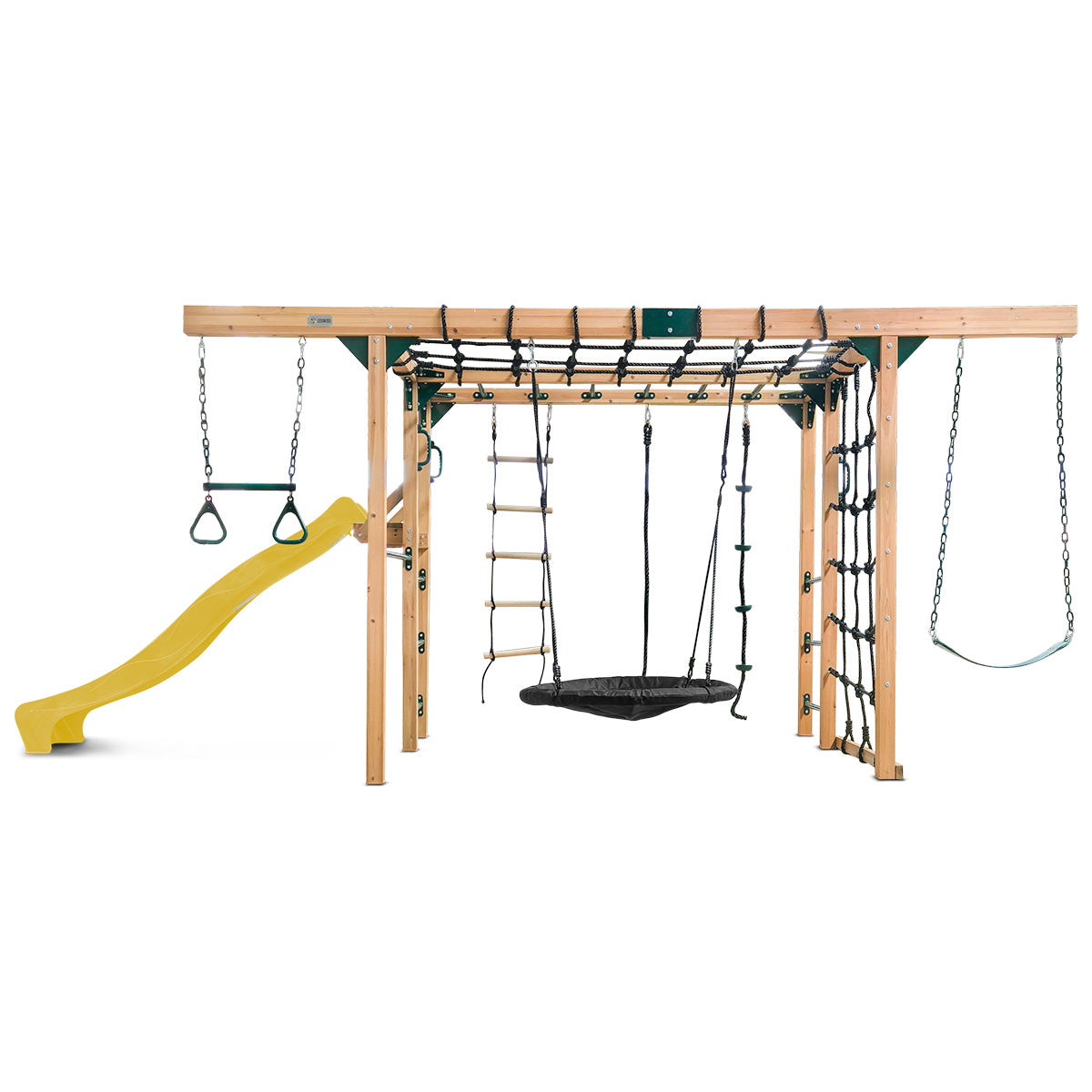 Lifespan Kids Orangutan Climbing Cube Jungle Gym Play Centre + Yellow Slide Secondary image
