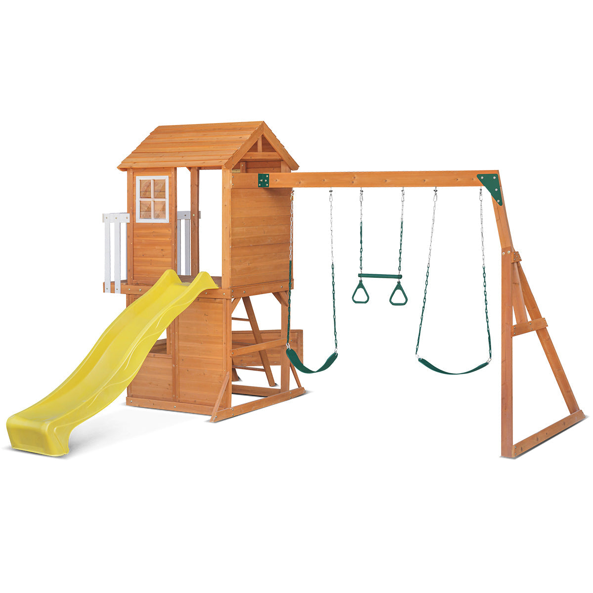 Lifespan Kids Springlake Play Centre With 2.2m Yellow Slide Main image