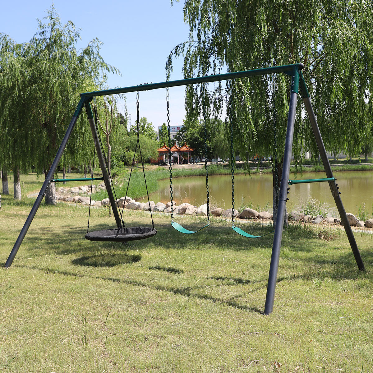 Lifespan Kids Titan Commercial Steel Swing Set Main image