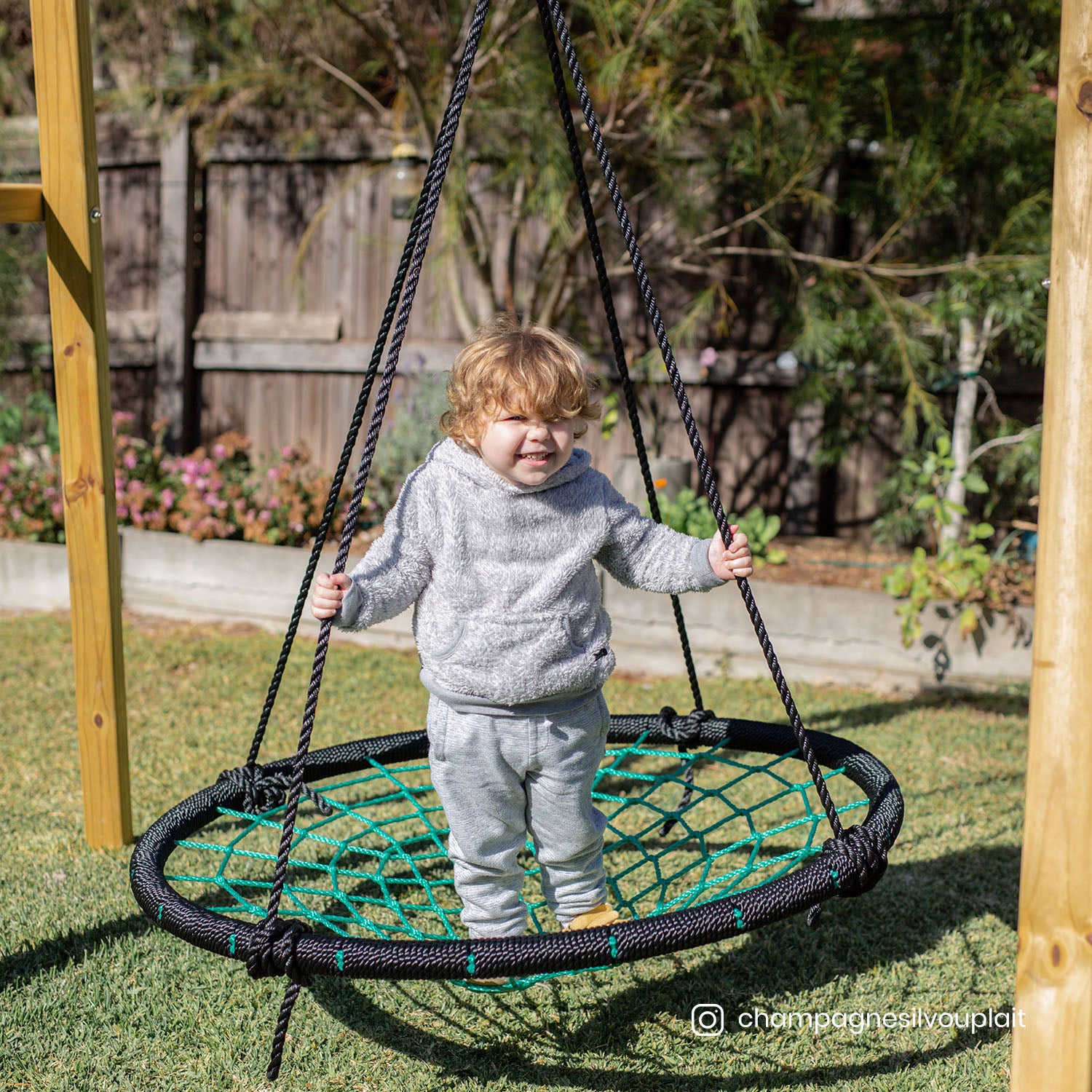 Lifespan Kids Oakley Swing Set with 1.2m Spidey Web Swing Secondary image