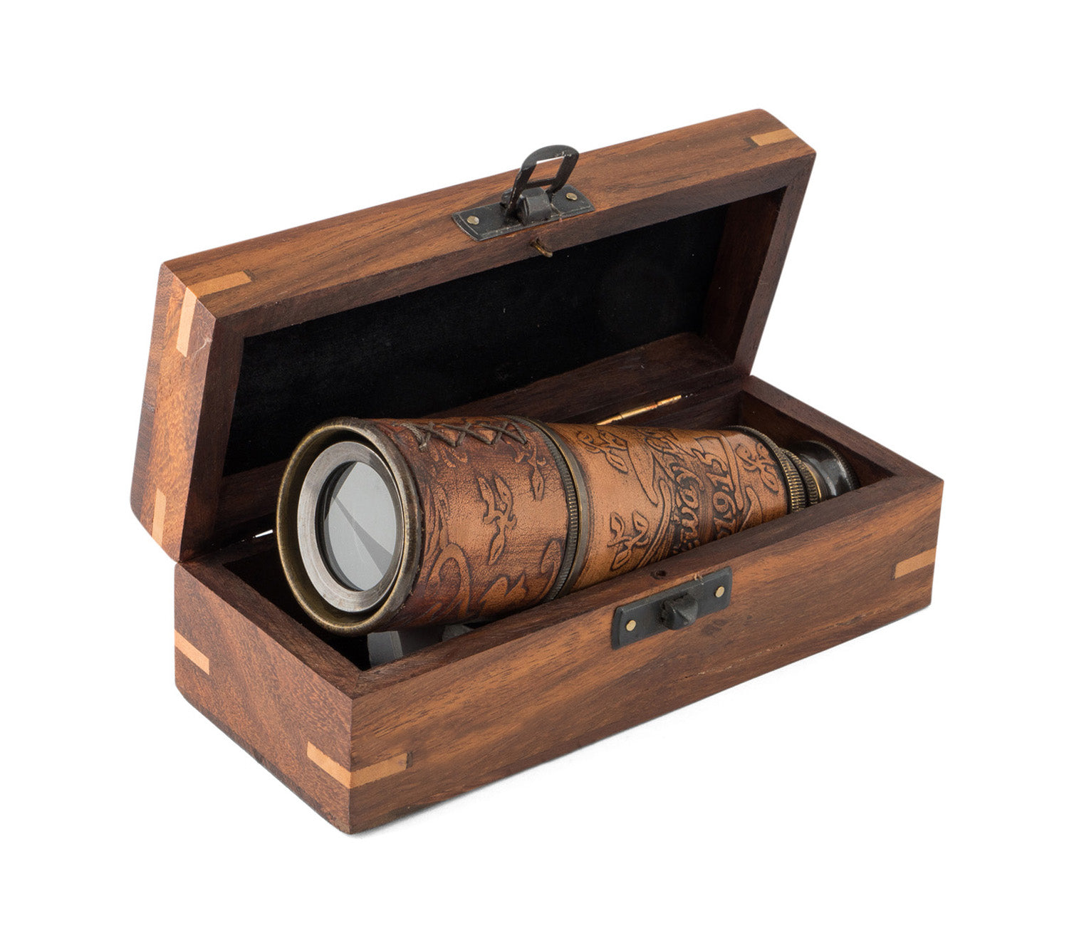 Embossed Leather 4 Draw - Spyglass Main image