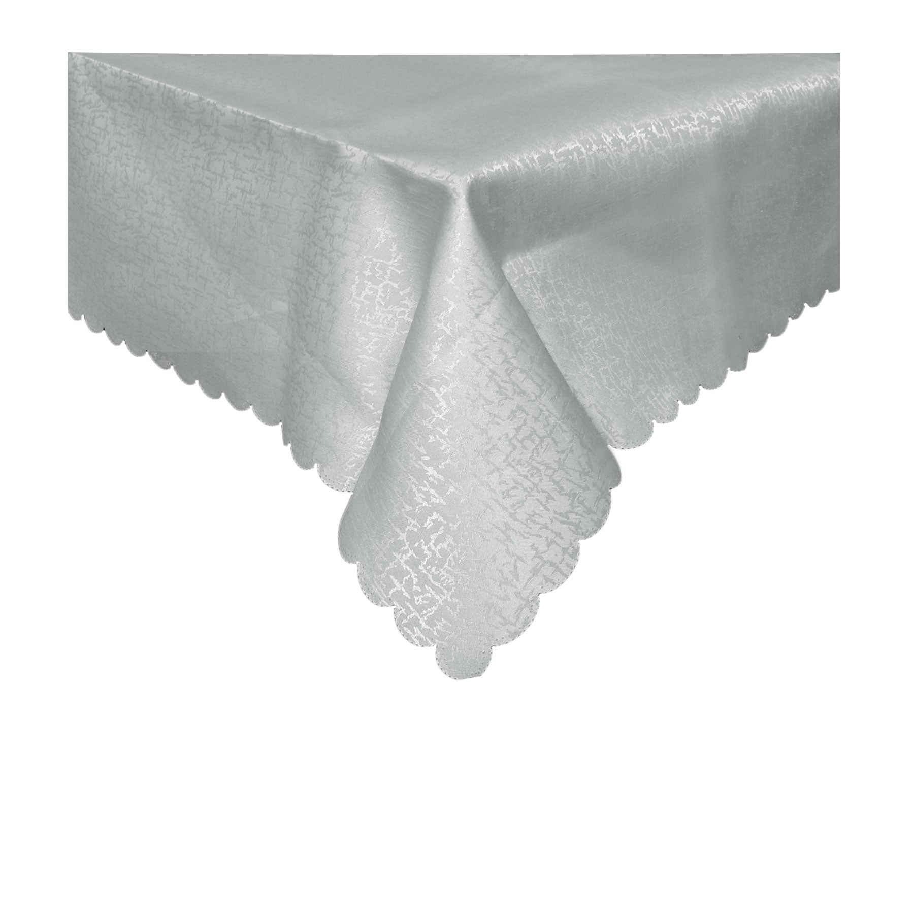 Jacquard Table Cloth Scribble Grey 135 x 180 cm Main image