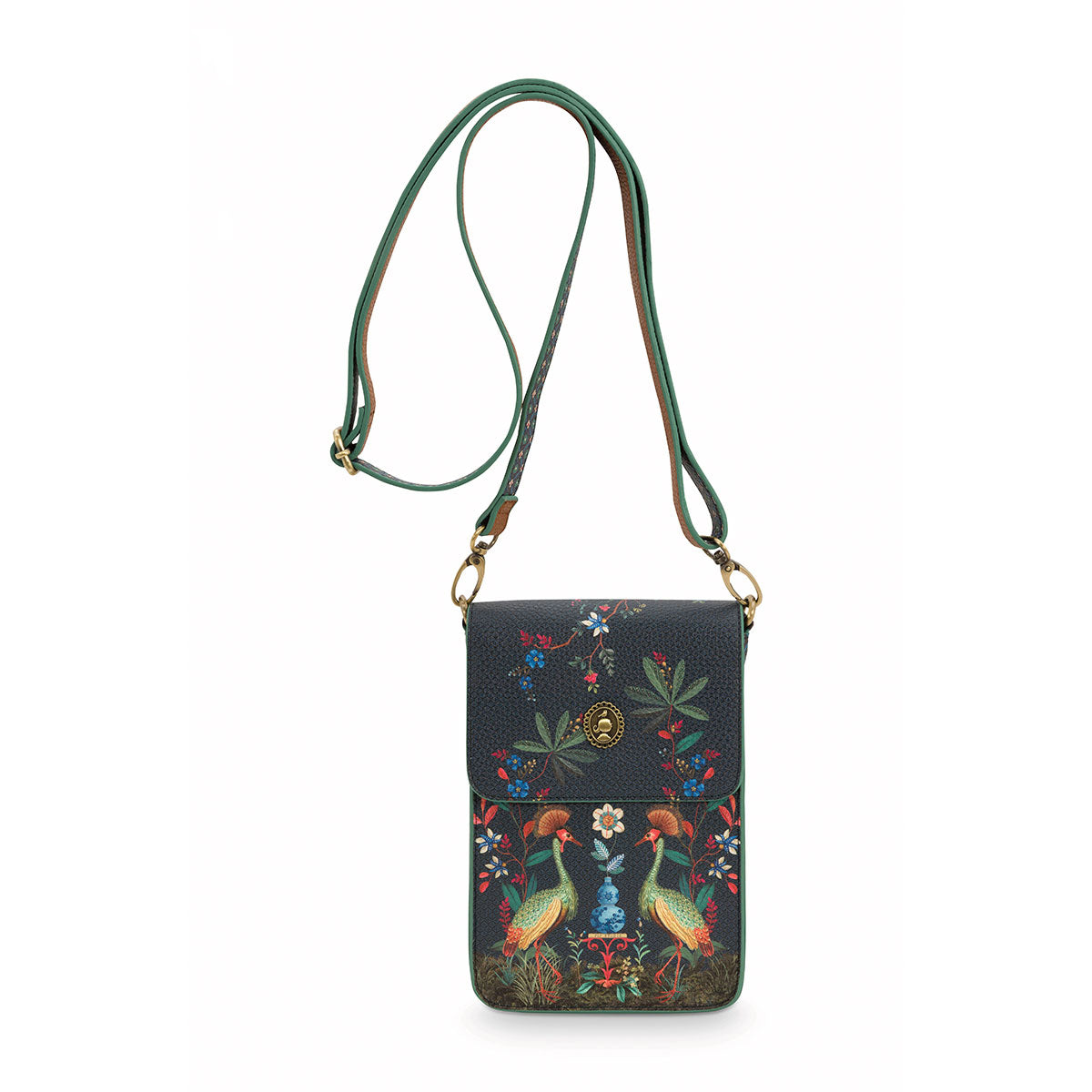 PIP Studio Flirting Birds Dark Blue Phone Bag Main image