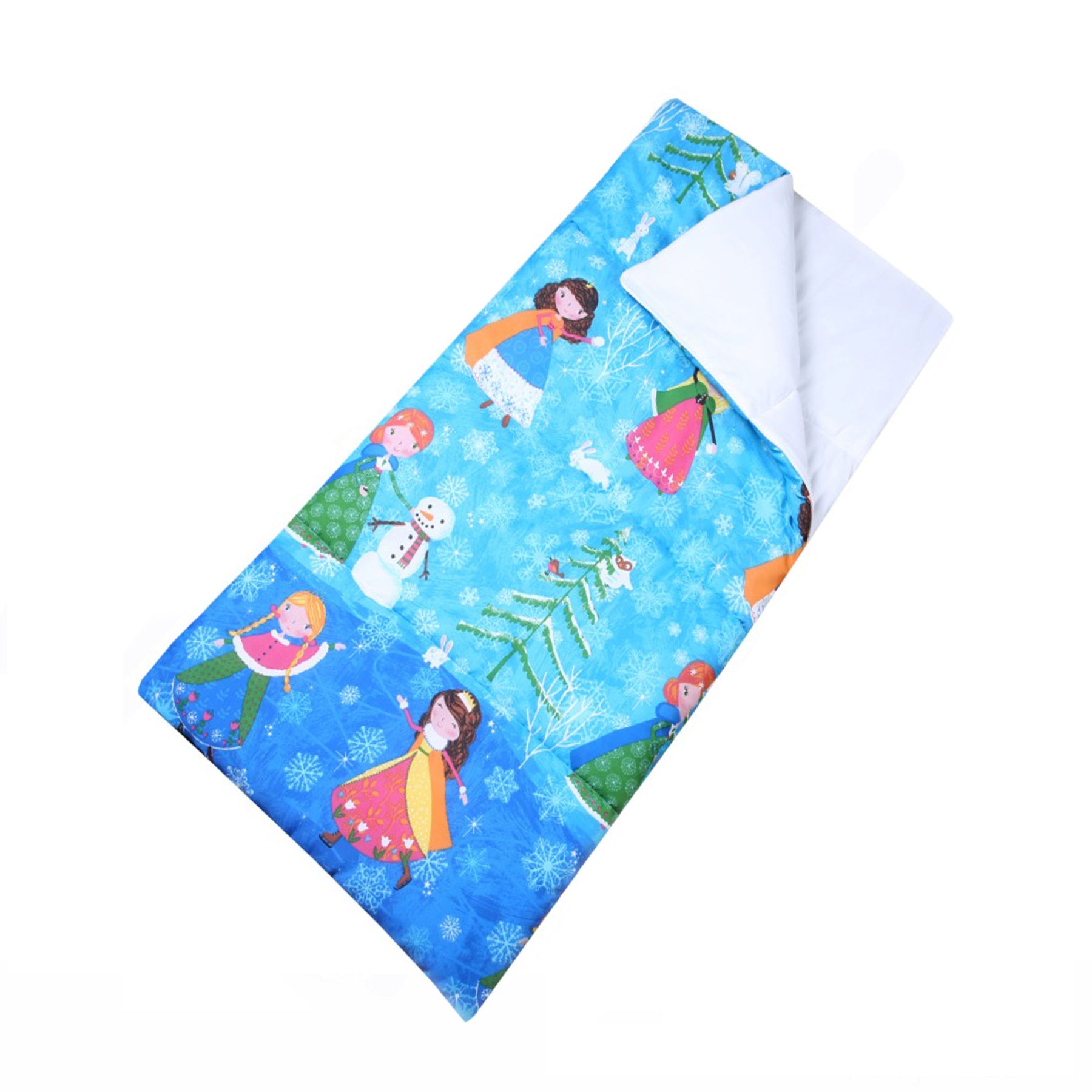 Happy Kids Glow in The Dark Sleeping Bag Snow Princess Main image