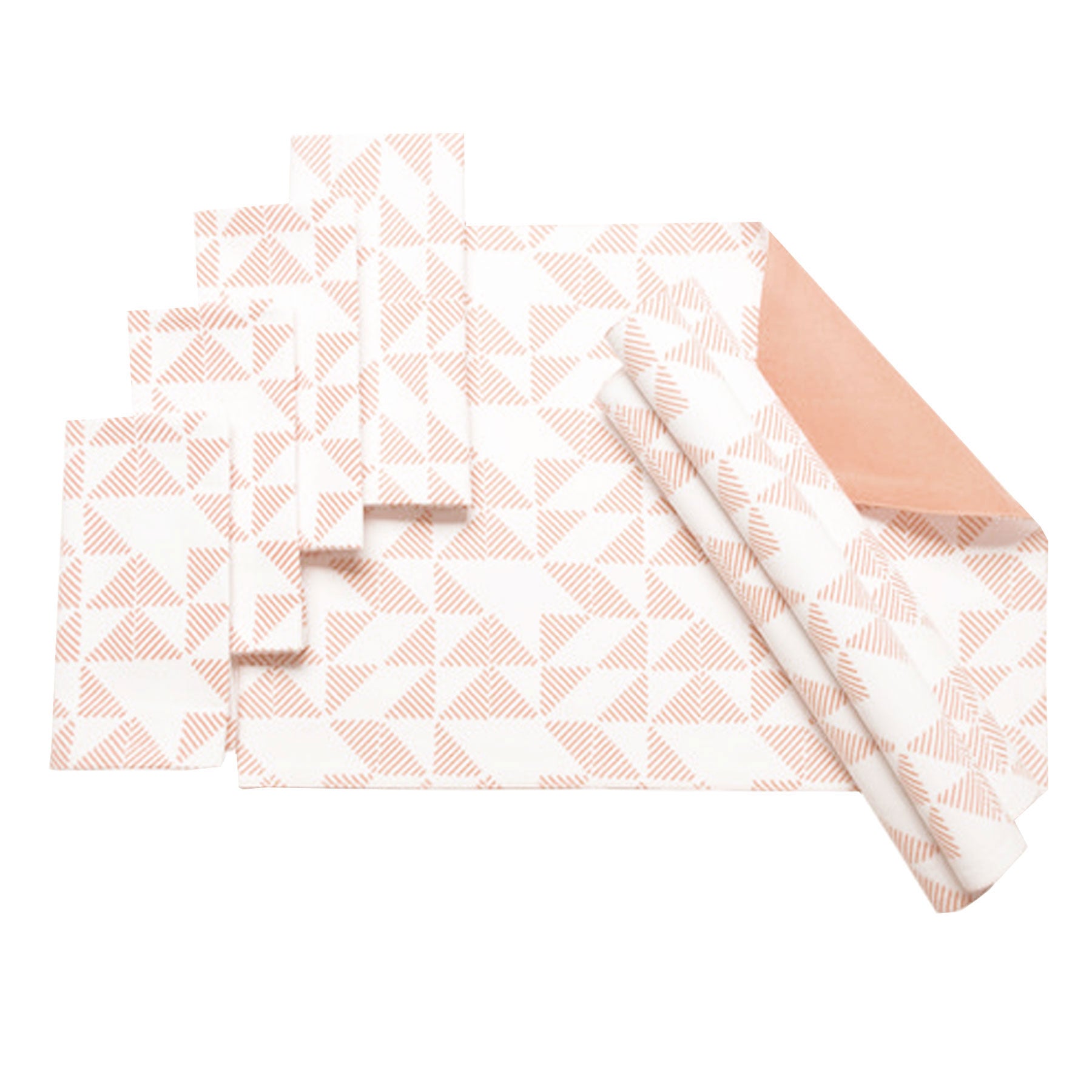 J.Elliot Home Set of 8 Cotton Napery Set Pippa Powder Puff Pink Main image