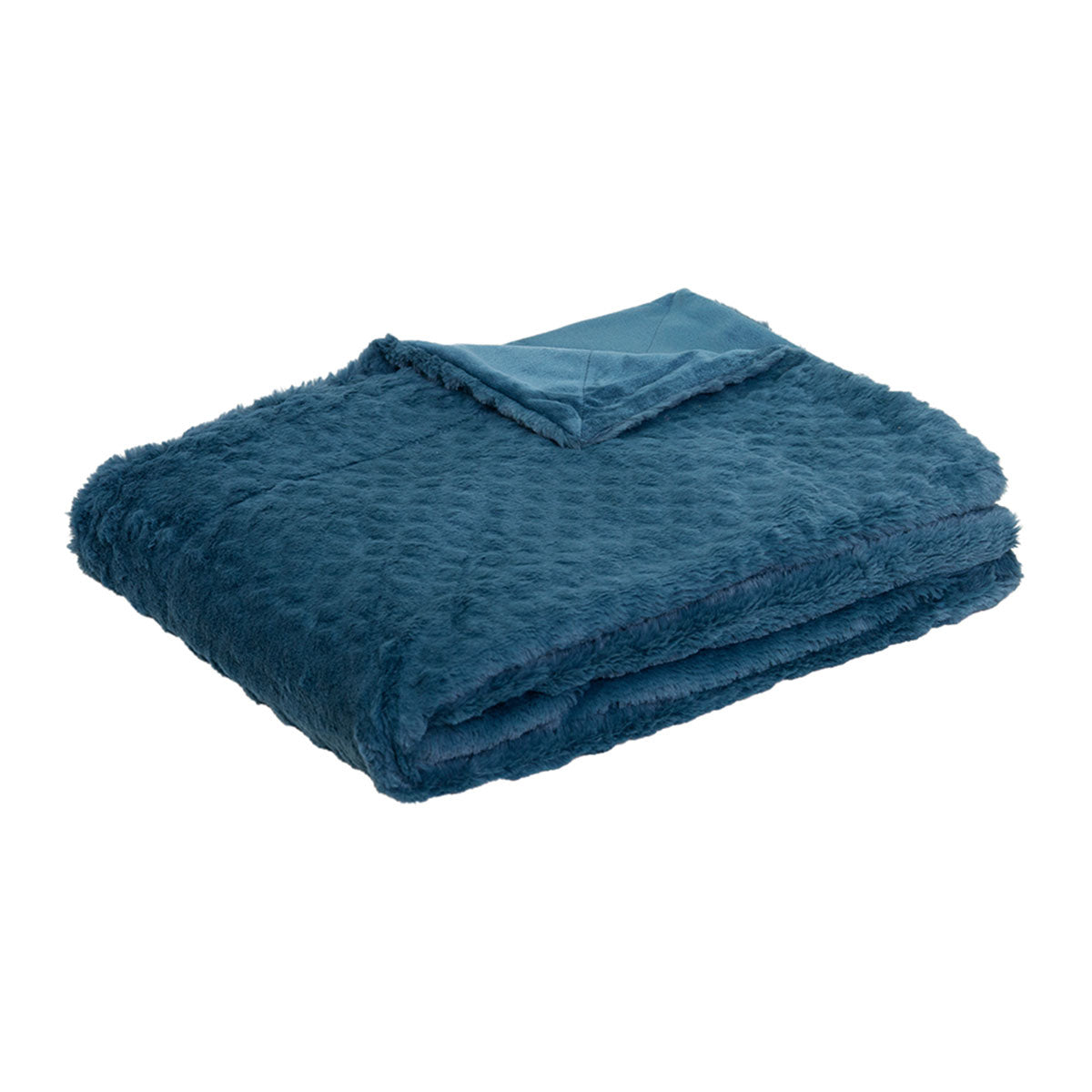 J.Elliot Home Azariah Plush Throw Teal Main image