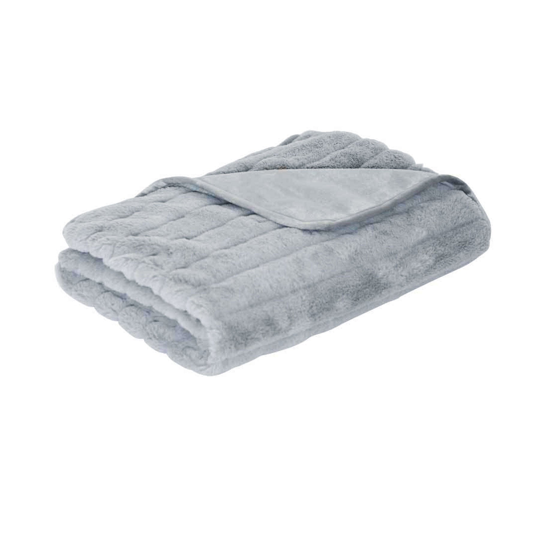 J.Elliot Home Baw Baw Plush Throw Grey Main image