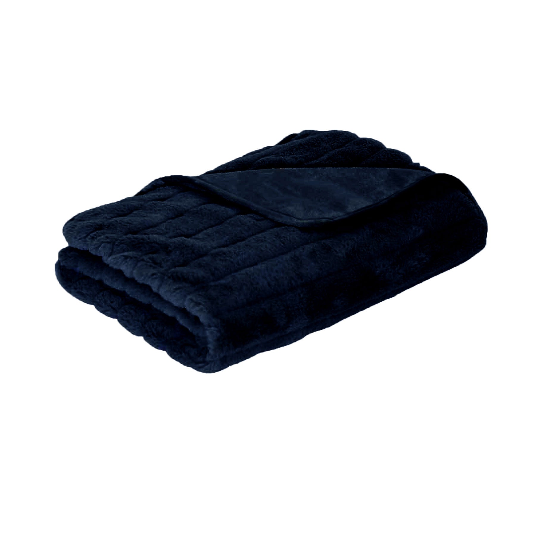 J.Elliot Home Baw Baw Plush Throw Indigo Main image