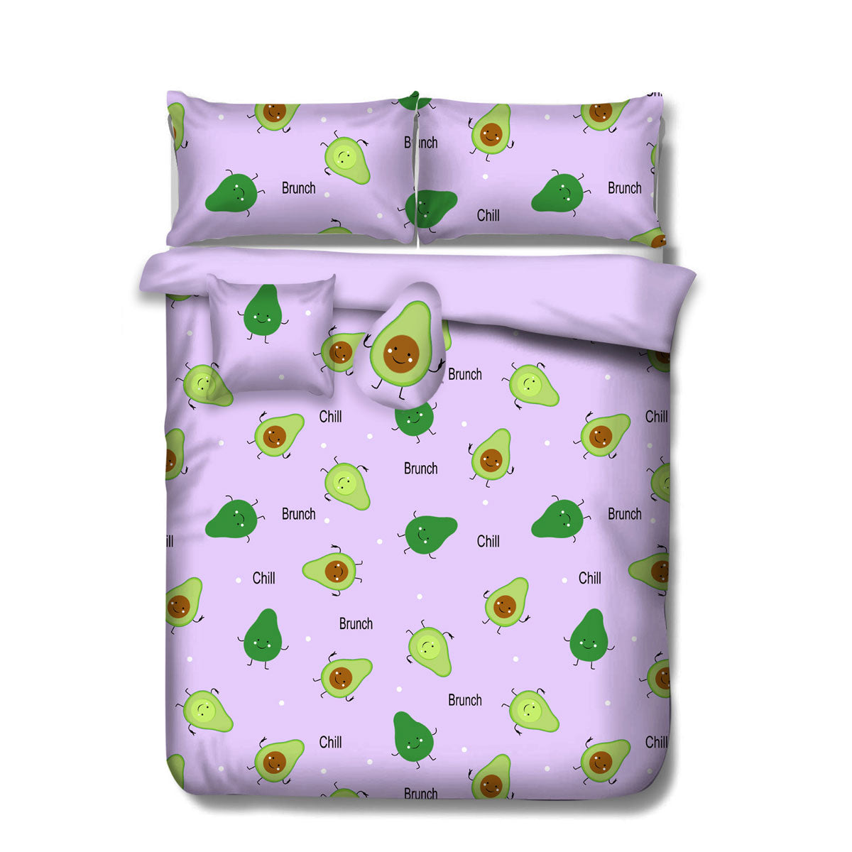 Ramesses Purple Avocado Kids Advventure 5 Pcs Comforter Set Queen Main image
