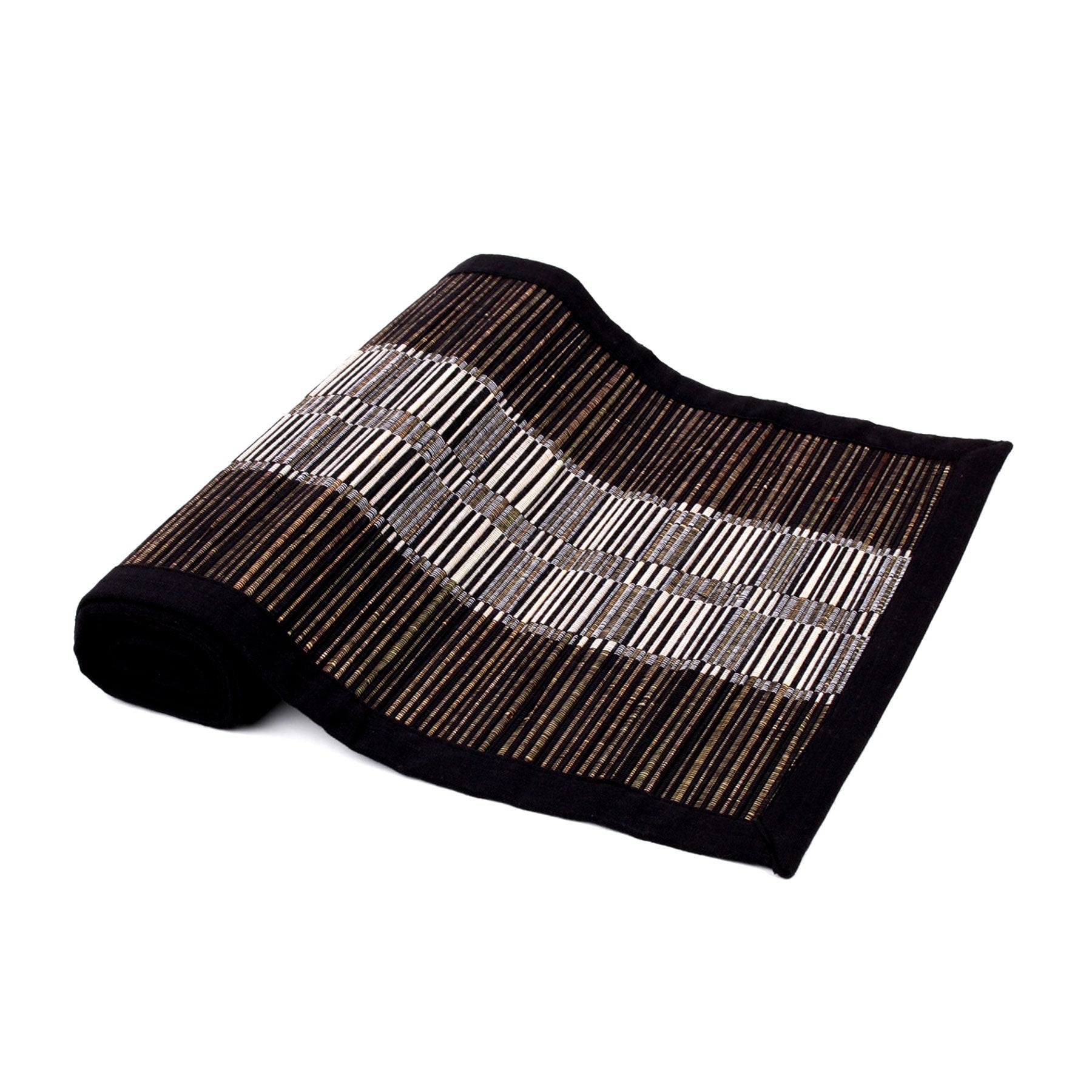 Ladelle Akita Kitchen / Dining Table Runner Black Main image