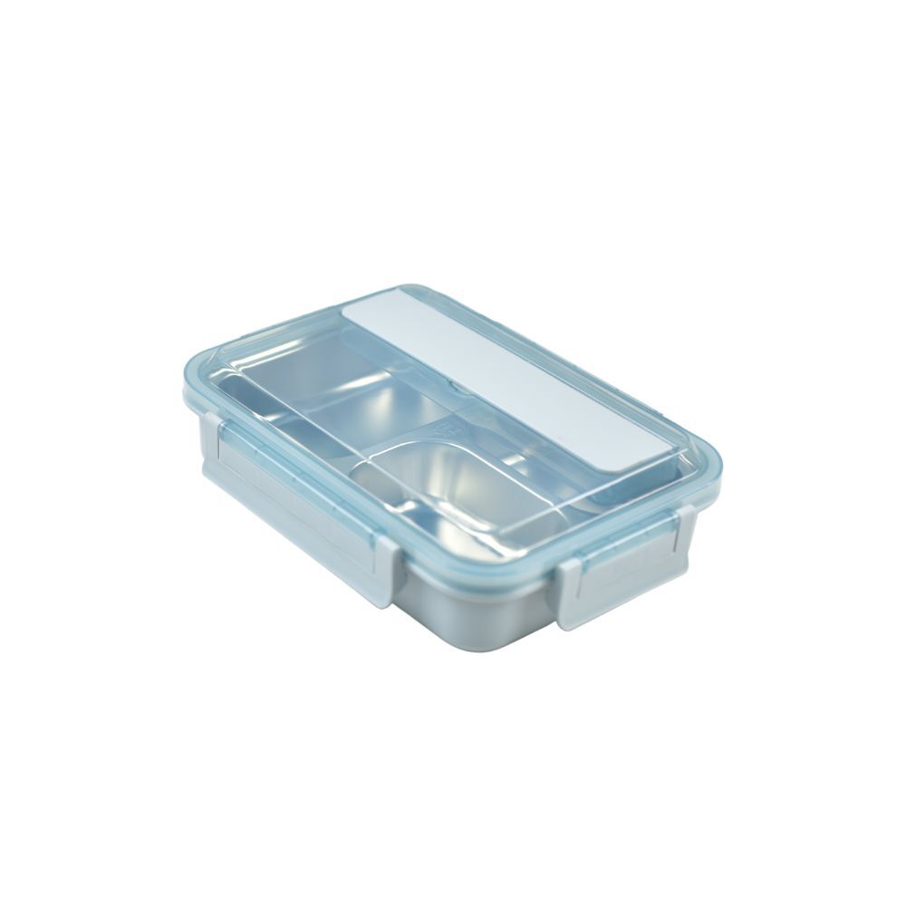 Kylin 304 Stainless Steel 4 Divided Simple Lunch Box - Blue Main image