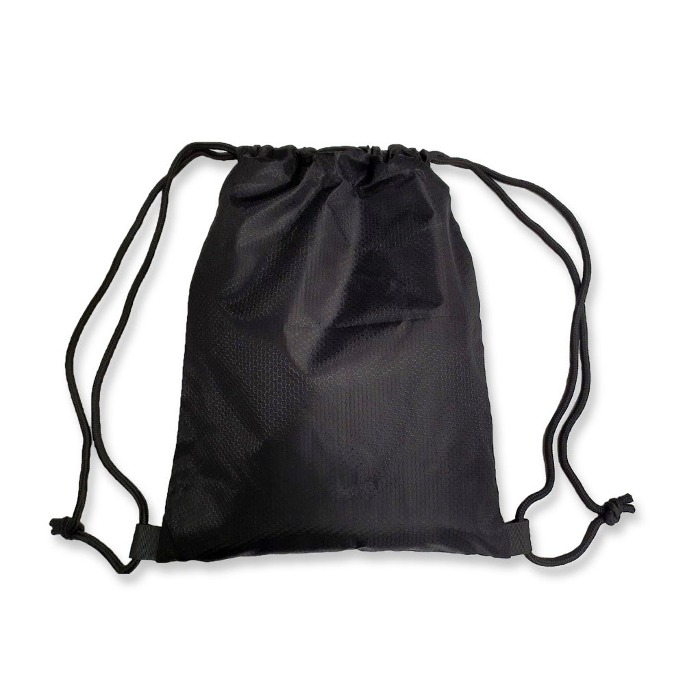 Kylin Black Nylon Sport Drawstring Bag Secondary image