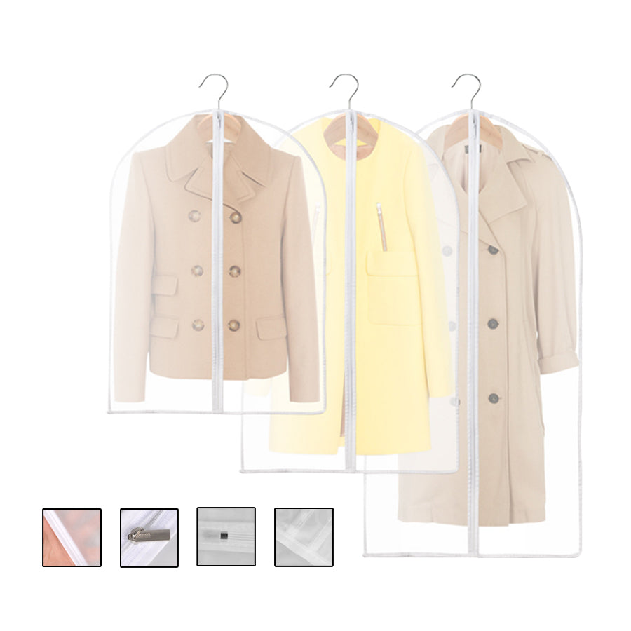 6Pcs Suit Dress Clothing Dust Cover Bag Jacket Wardrobe Storage Coat Protector Main image