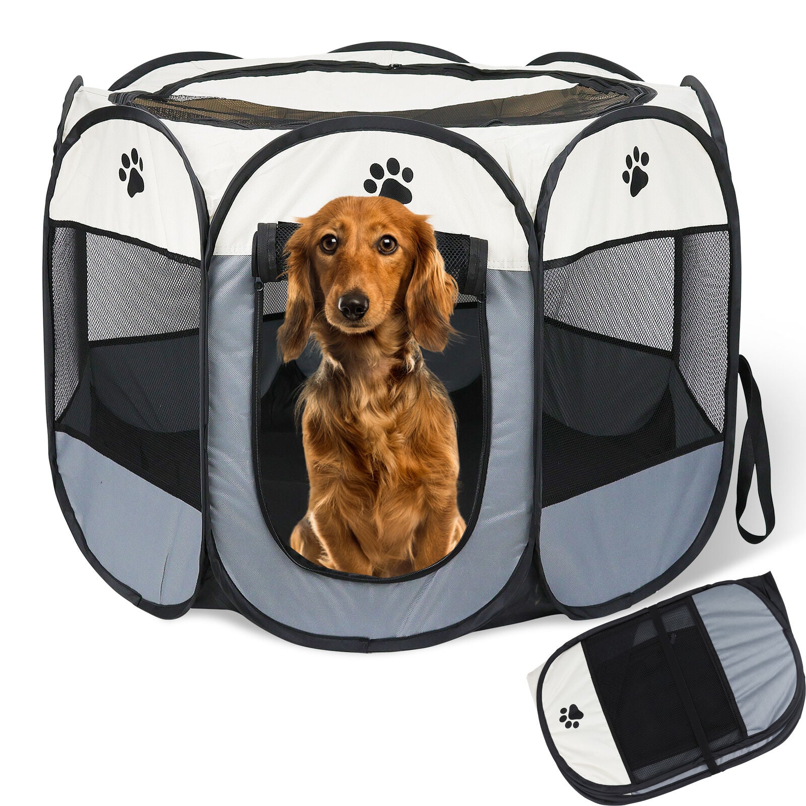 VaKa Pet Tent Playpen Dog Cat Play Pen Bags Kennel Portable Puppy Crate Cage Main image