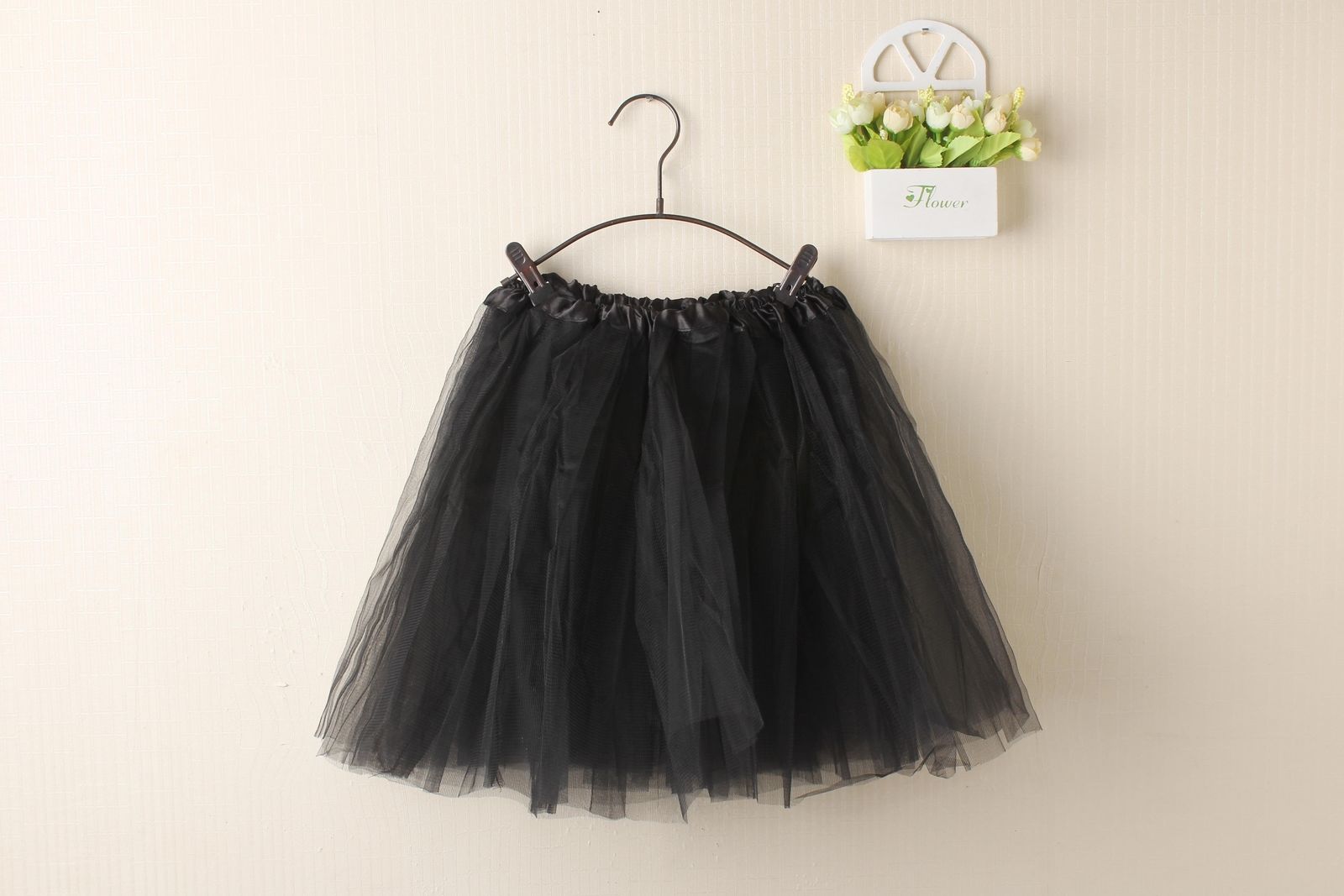 New Adults Tulle Tutu Skirt Dressup Party Costume Ballet Womens Girls Dance Wear, Black, Adults Main image