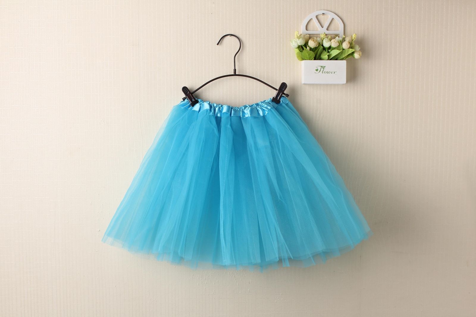 New Adults Tulle Tutu Skirt Dressup Party Costume Ballet Womens Girls Dance Wear, Blue, Kids Main image